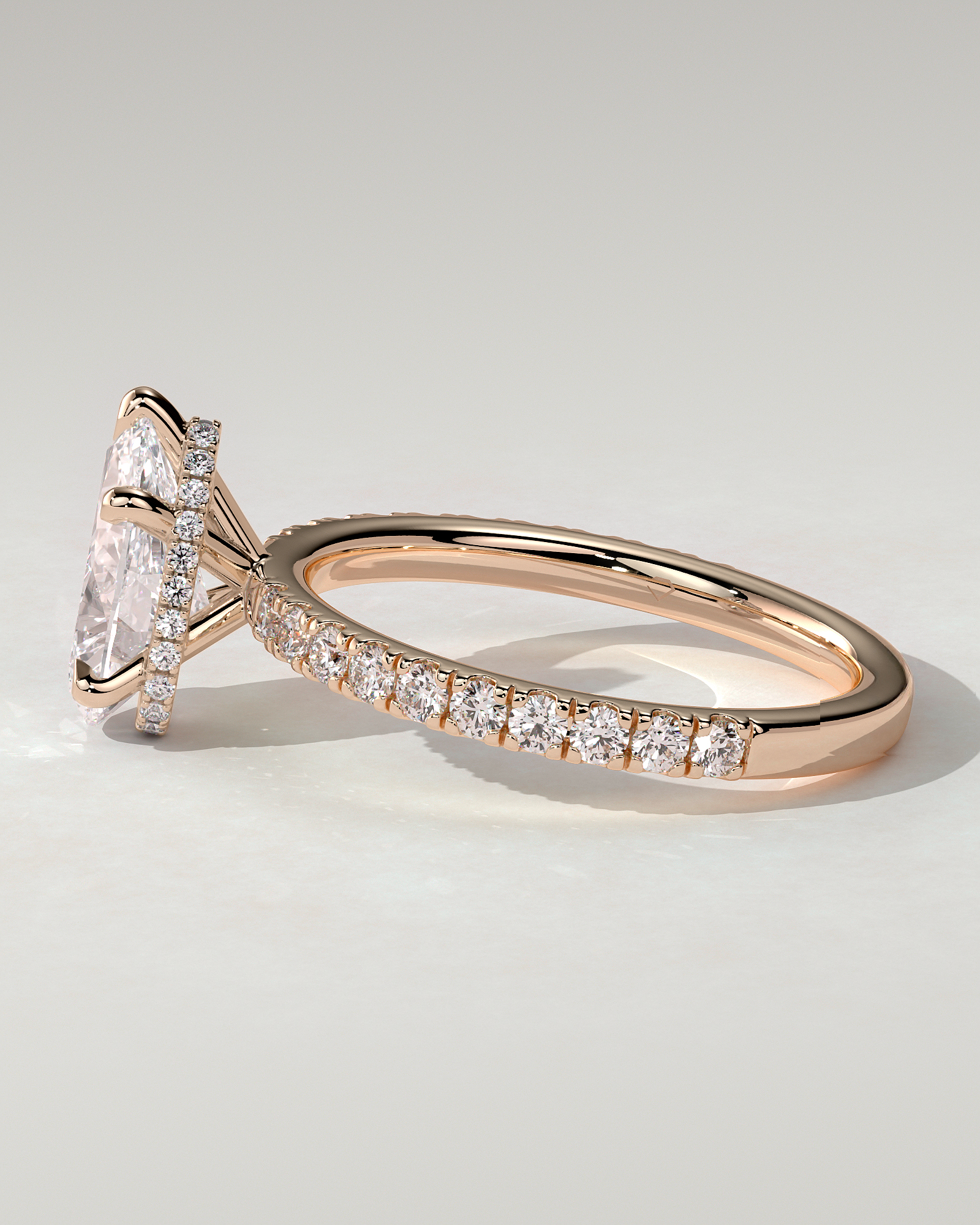 Jordanna Solitaire Pear Ring