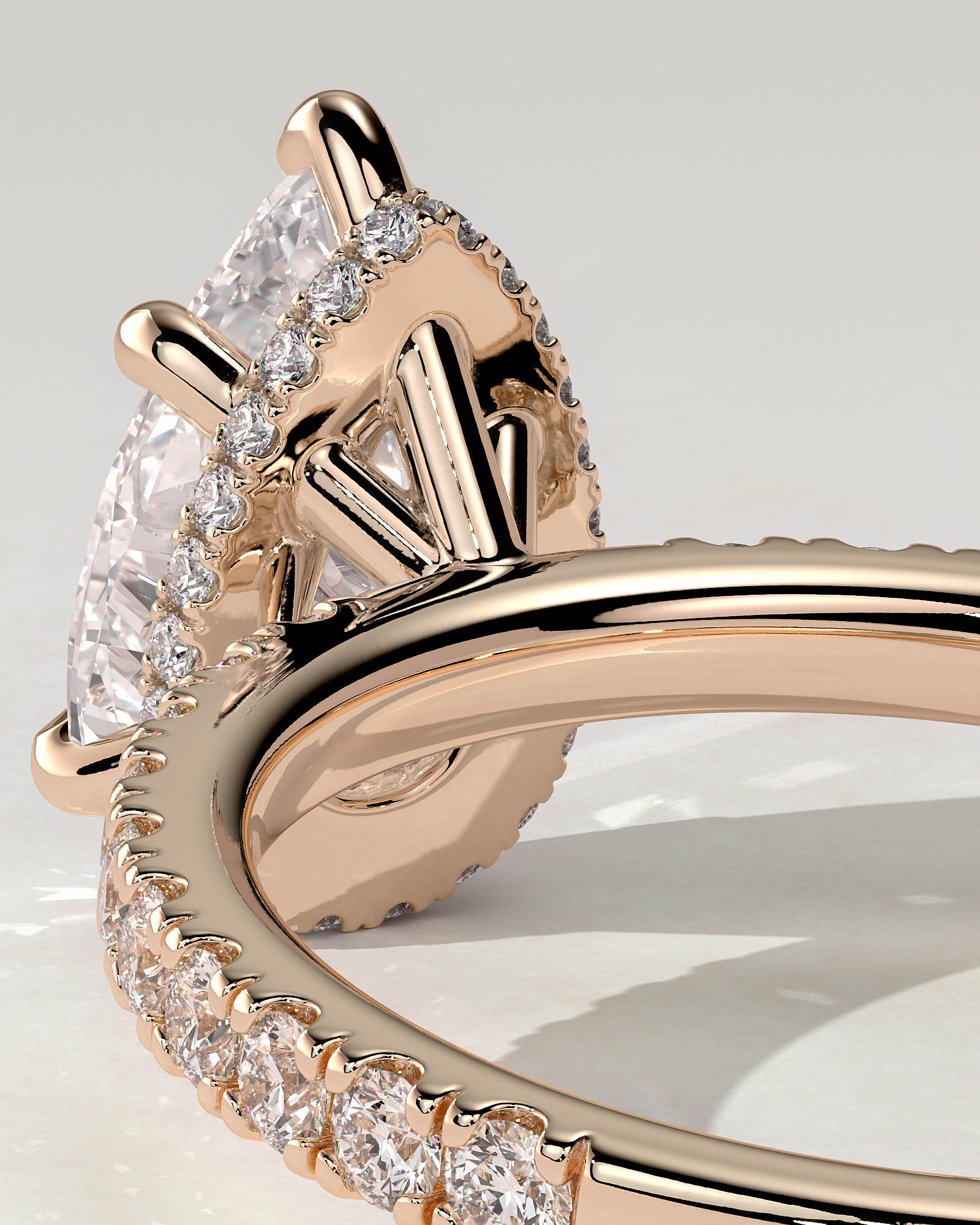 Jordanna Solitaire Pear Ring
