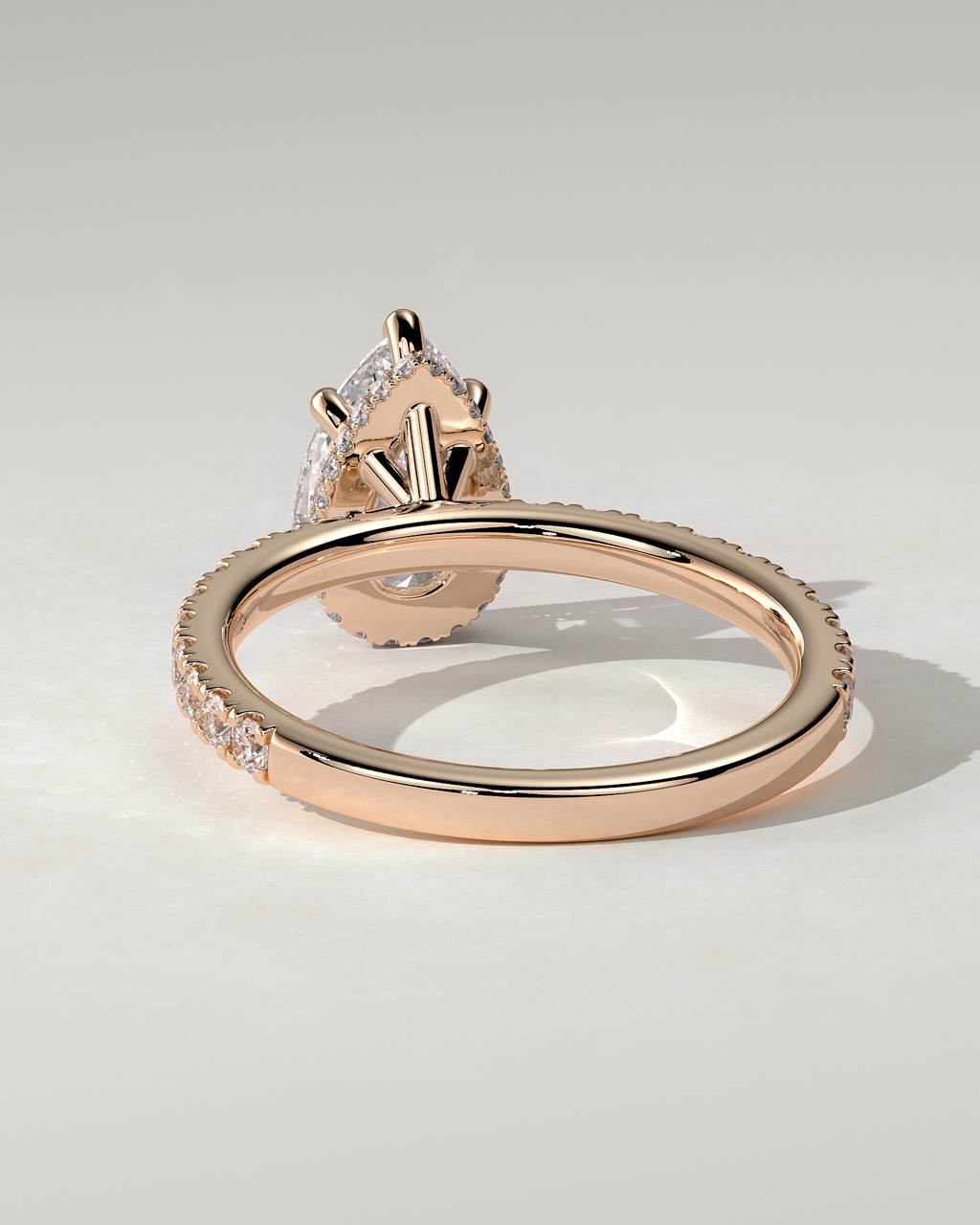 Jordanna Solitaire Pear Ring