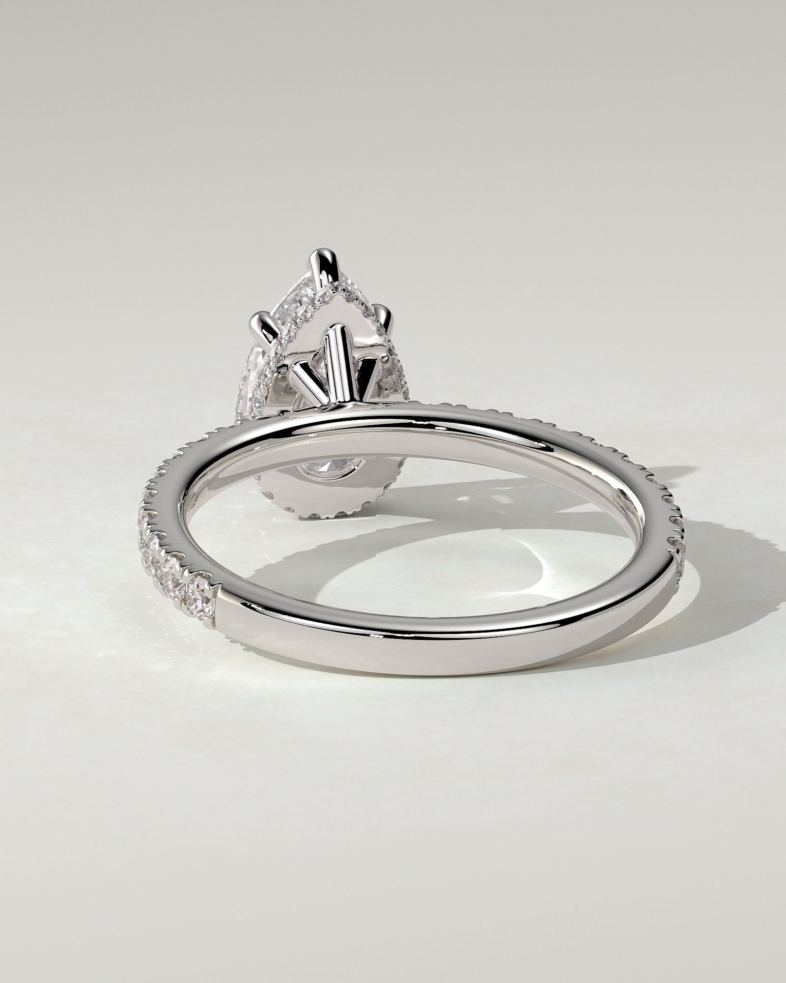 Jordanna Solitaire Pear Ring