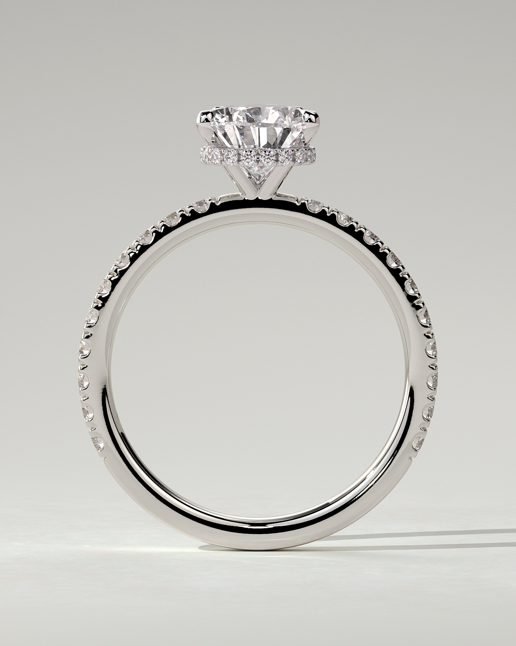 Jordanna Solitaire Pear Ring