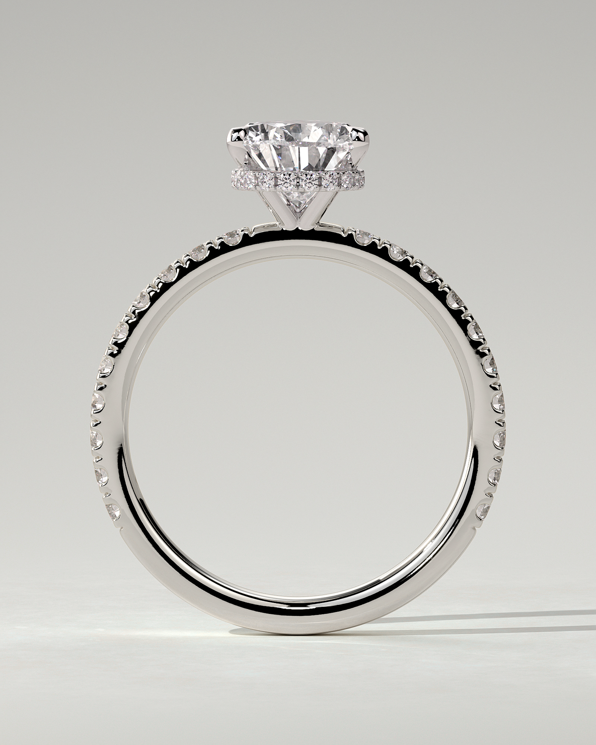 Jordanna Solitaire Pear Ring