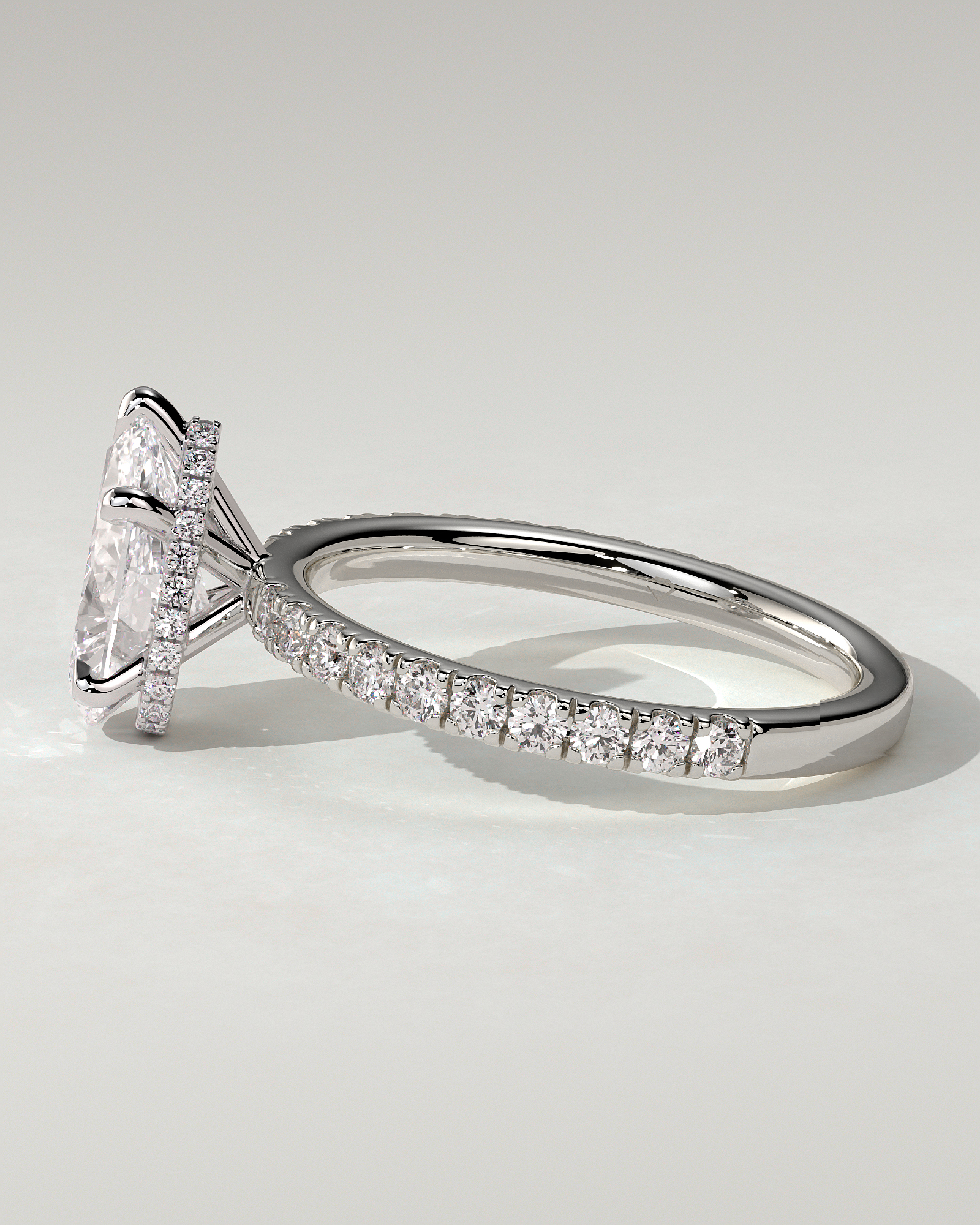 Jordanna Solitaire Pear Ring