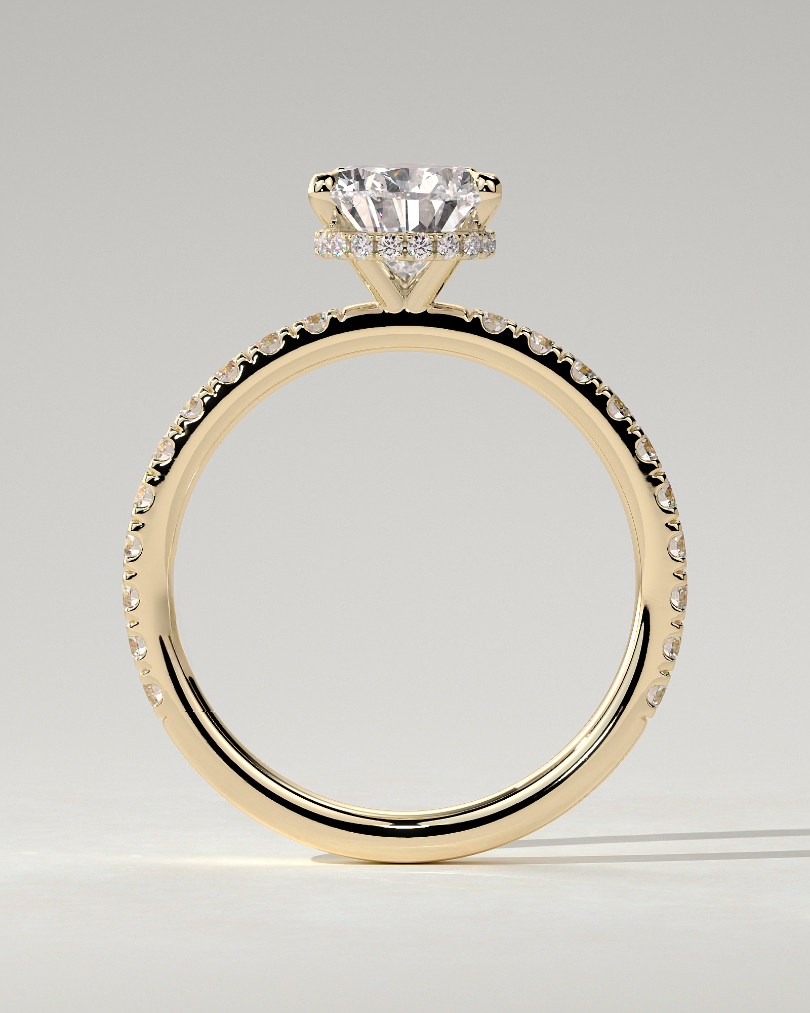 Jordanna Solitaire Pear Ring