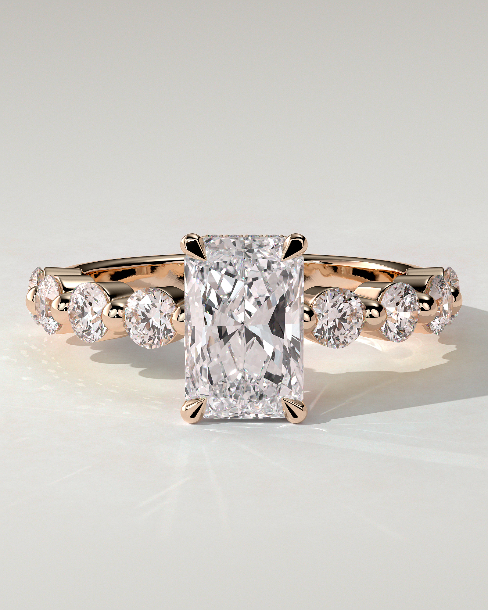 Josephine Solitaire Radiant Ring
