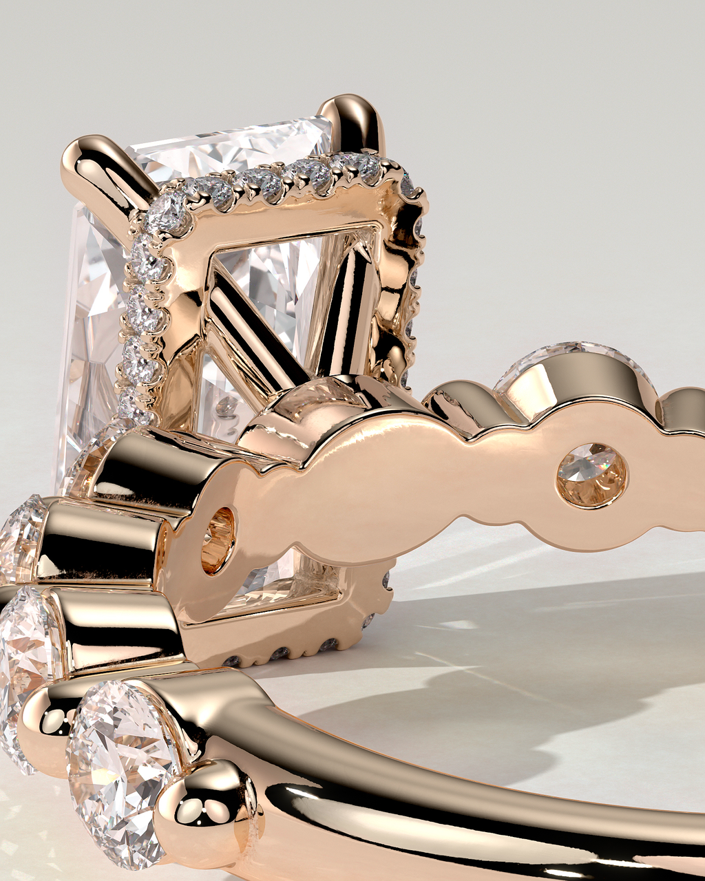 Josephine Solitaire Radiant Ring