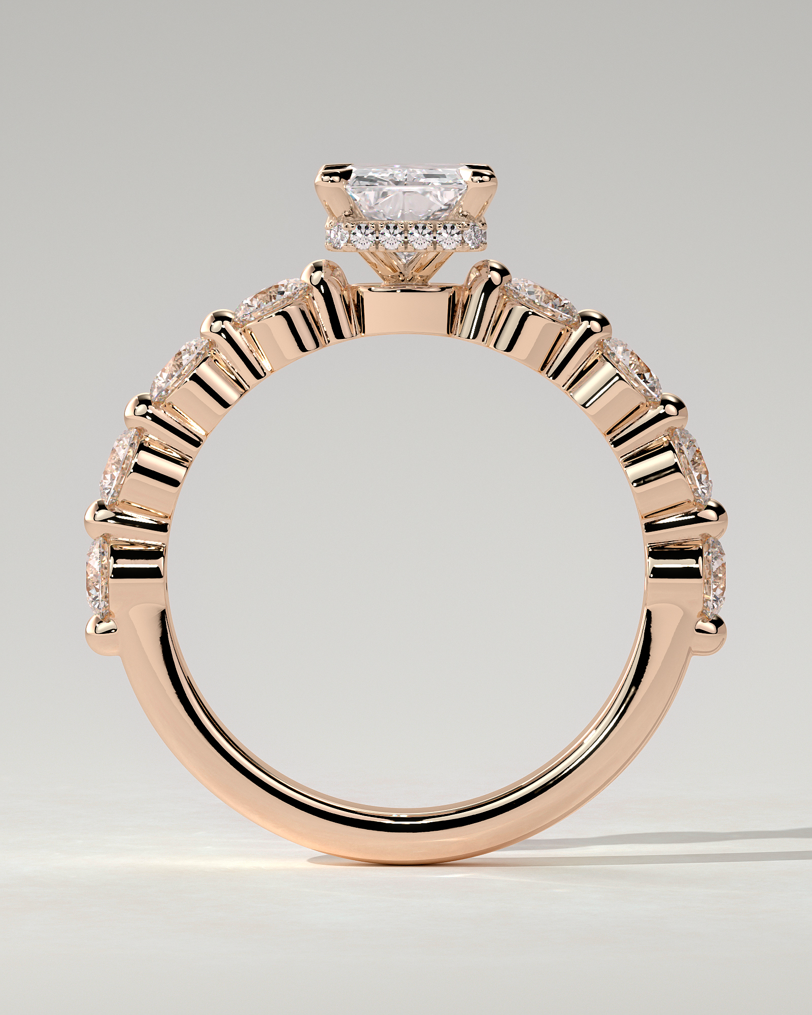 Josephine Solitaire Radiant Ring