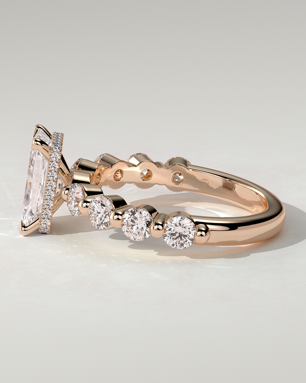 Josephine Solitaire Radiant Ring