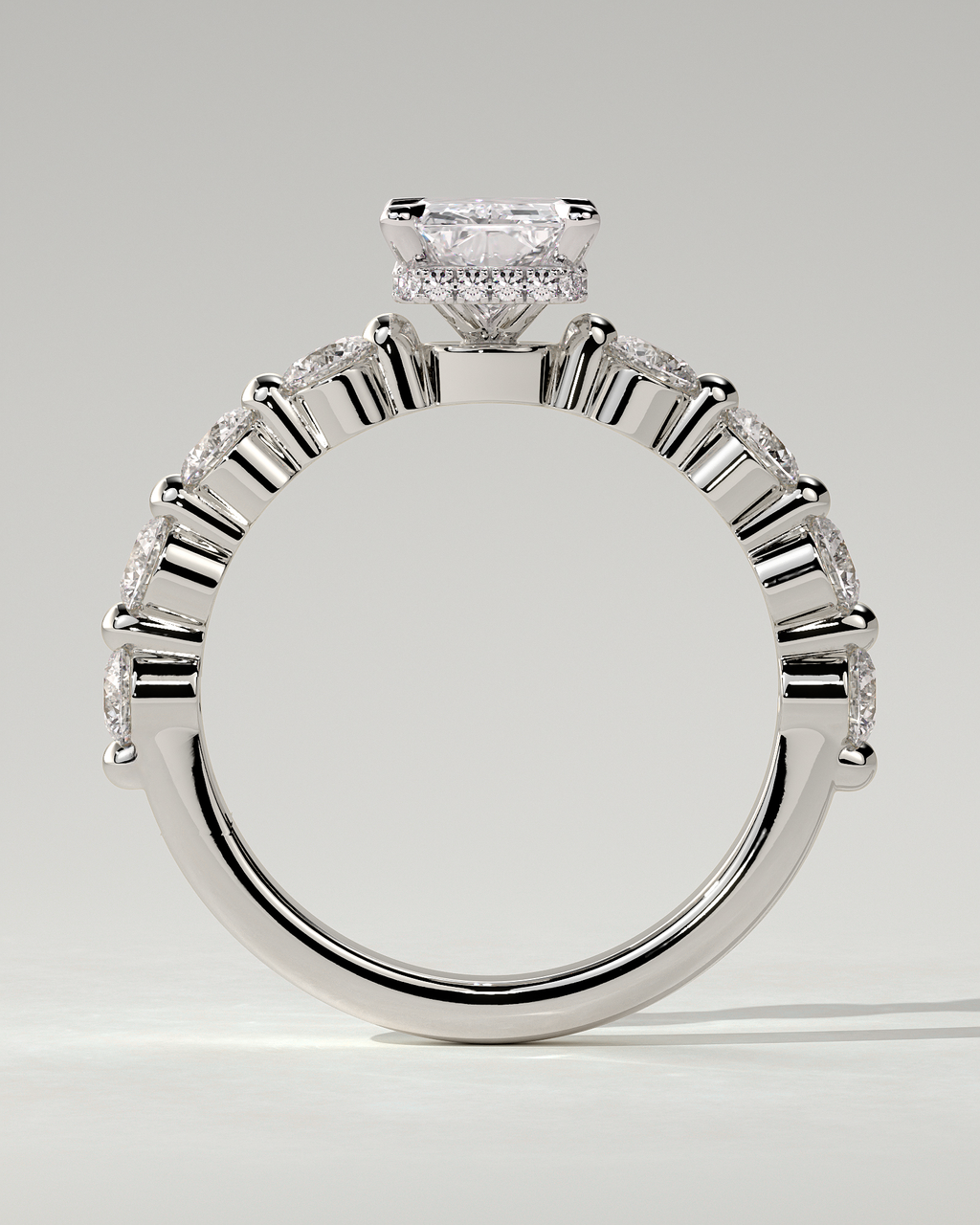 Josephine Solitaire Radiant Ring