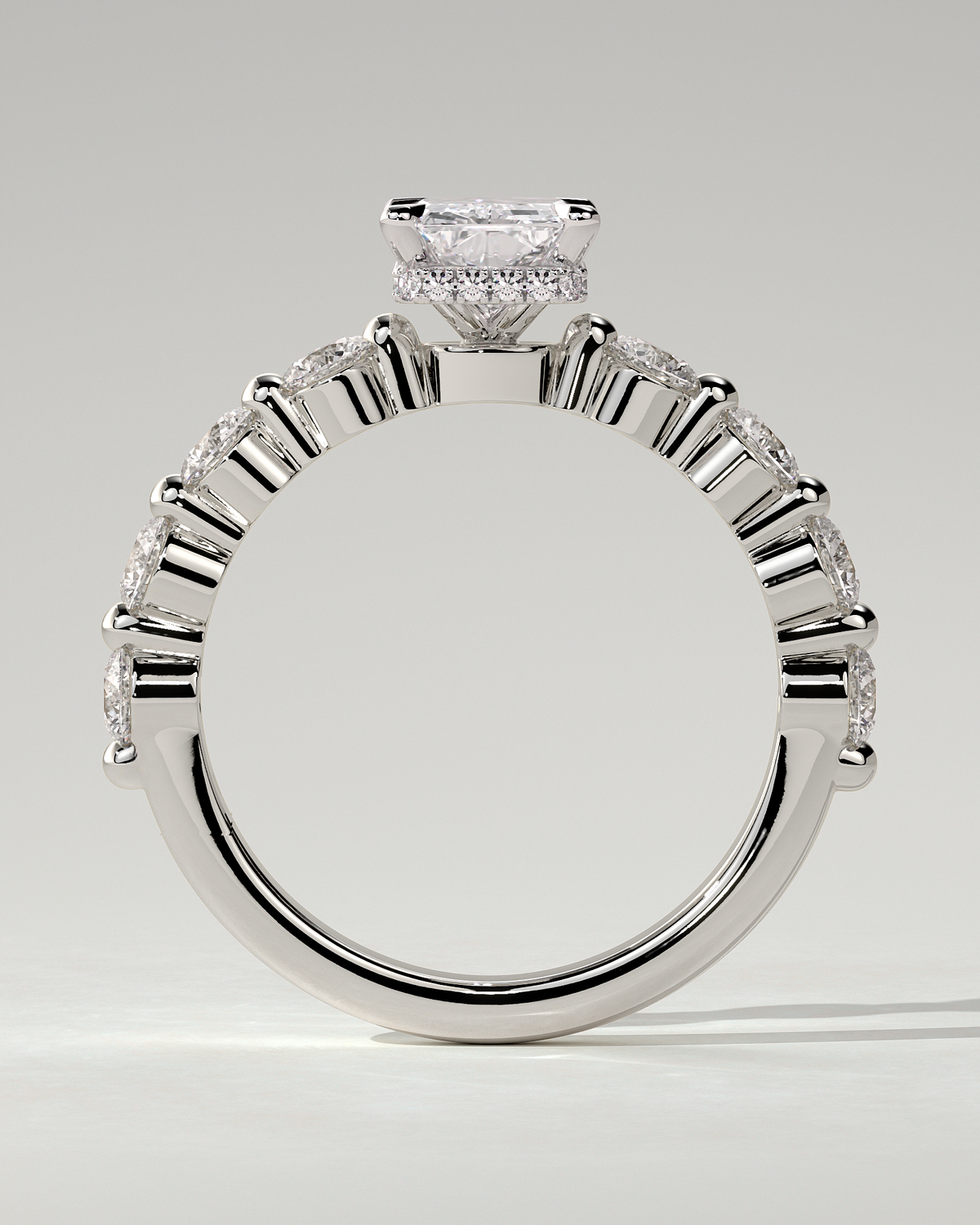 Josephine Solitaire Radiant Ring