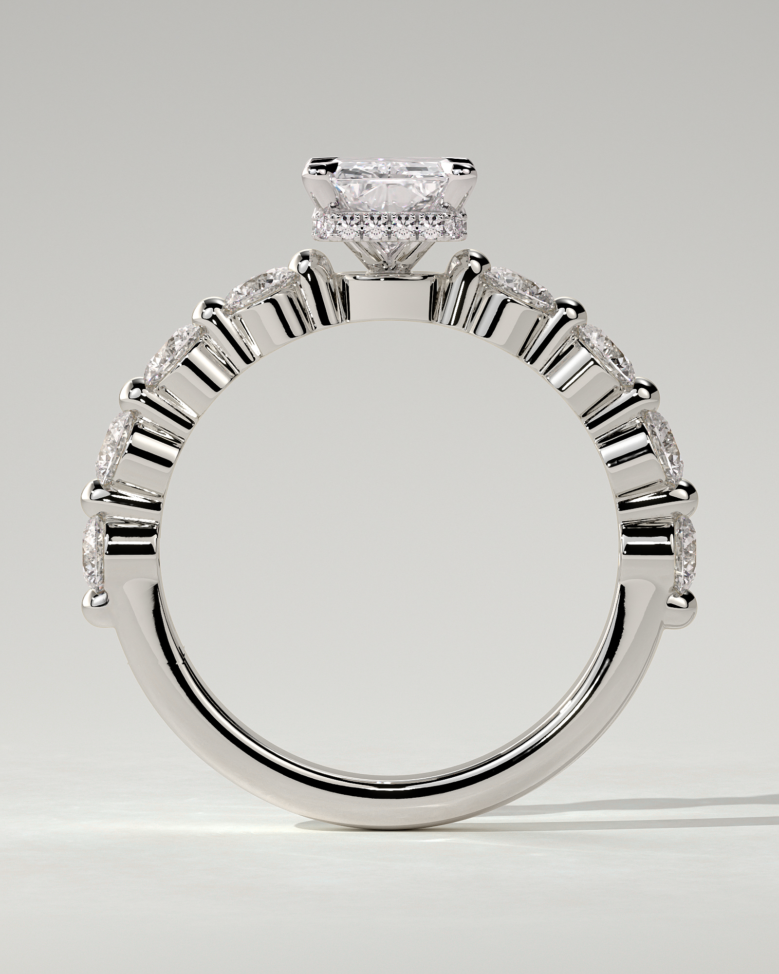 Josephine Solitaire Radiant Ring