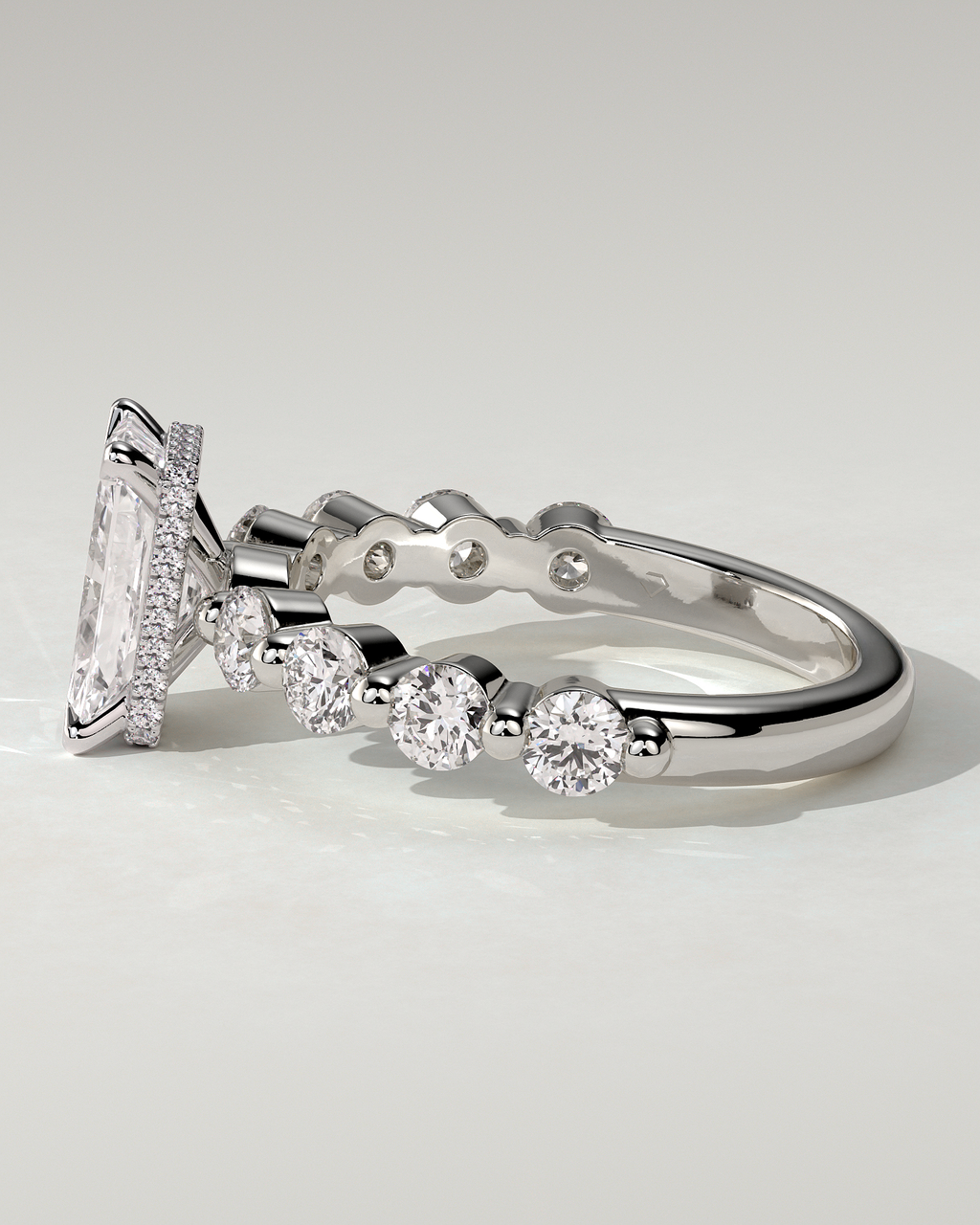 Josephine Solitaire Radiant Ring