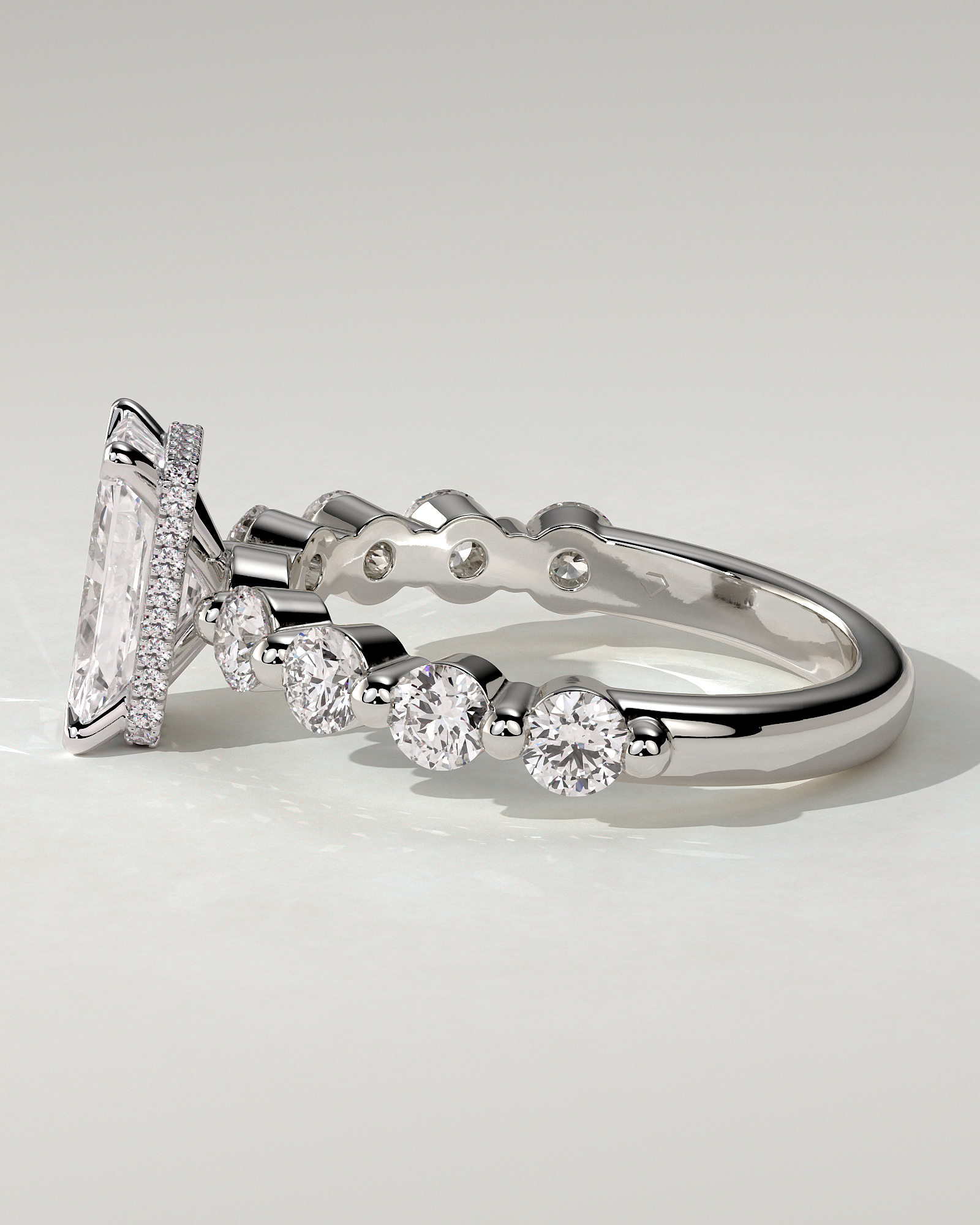 Josephine Solitaire Radiant Ring