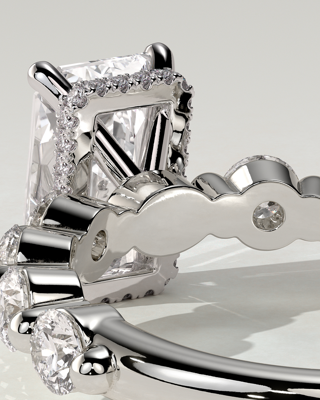 Josephine Solitaire Radiant Ring