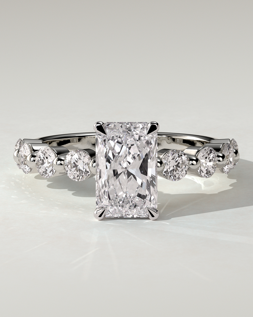 Josephine Solitaire Radiant Ring