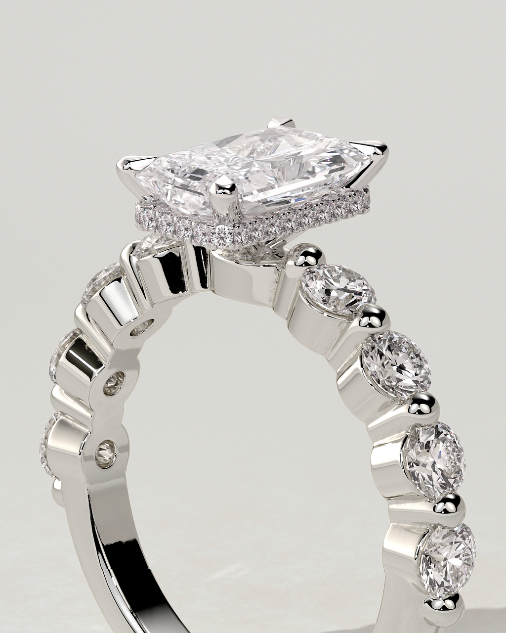 Josephine Solitaire Radiant Ring