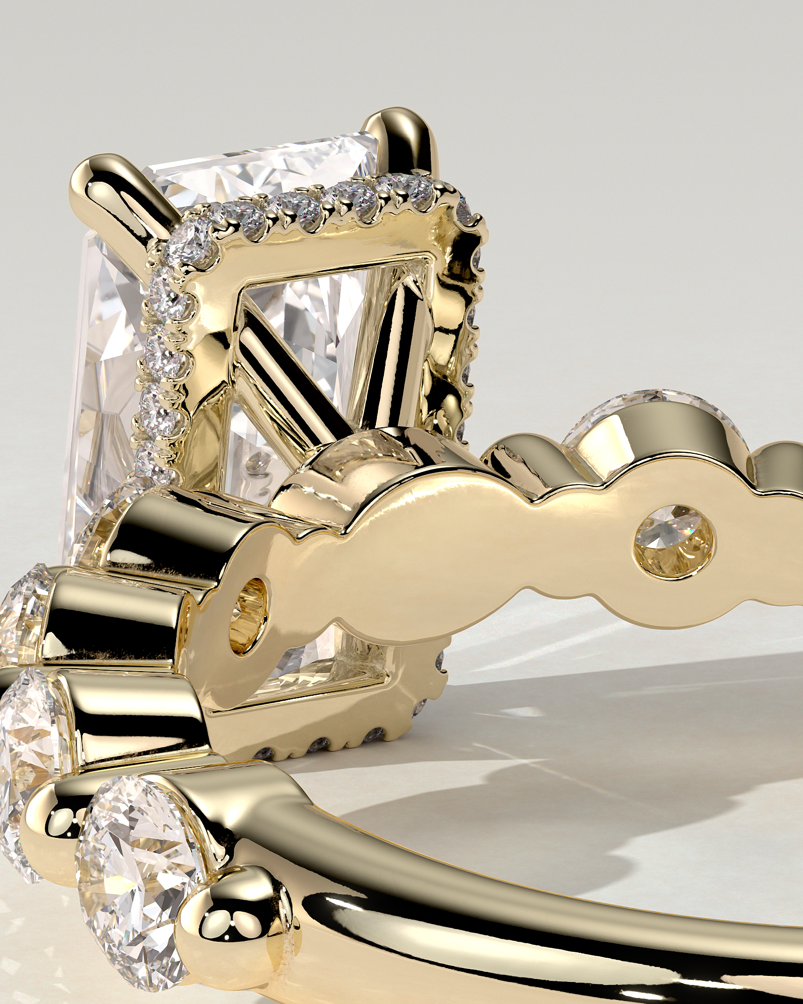 Josephine Solitaire Radiant Ring