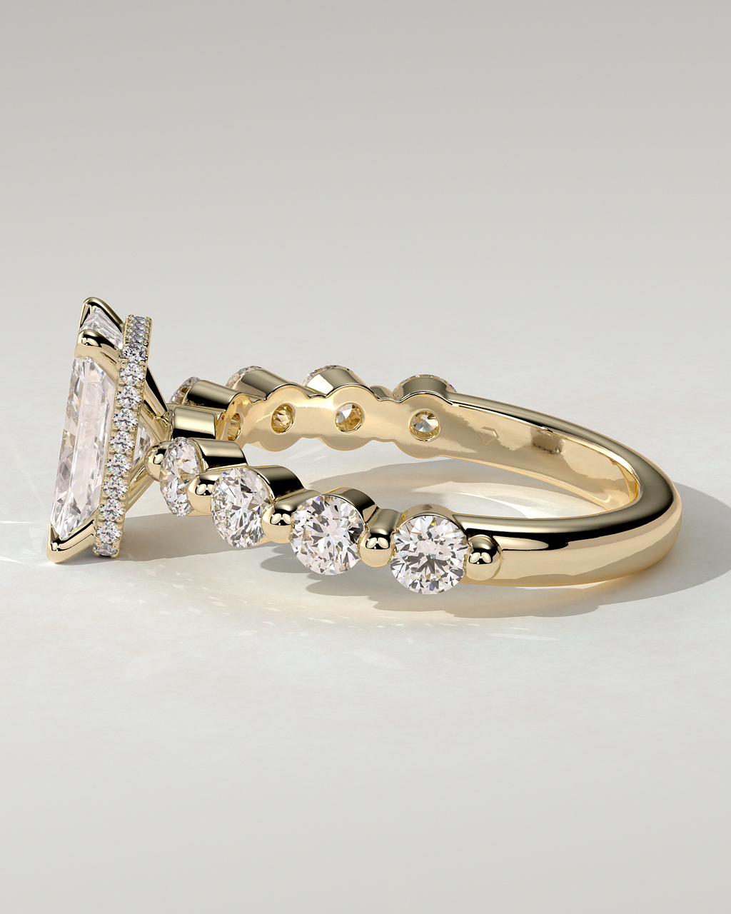 Josephine Solitaire Radiant Ring