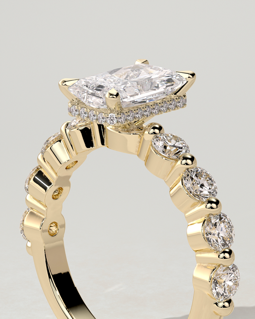 Josephine Solitaire Radiant Ring