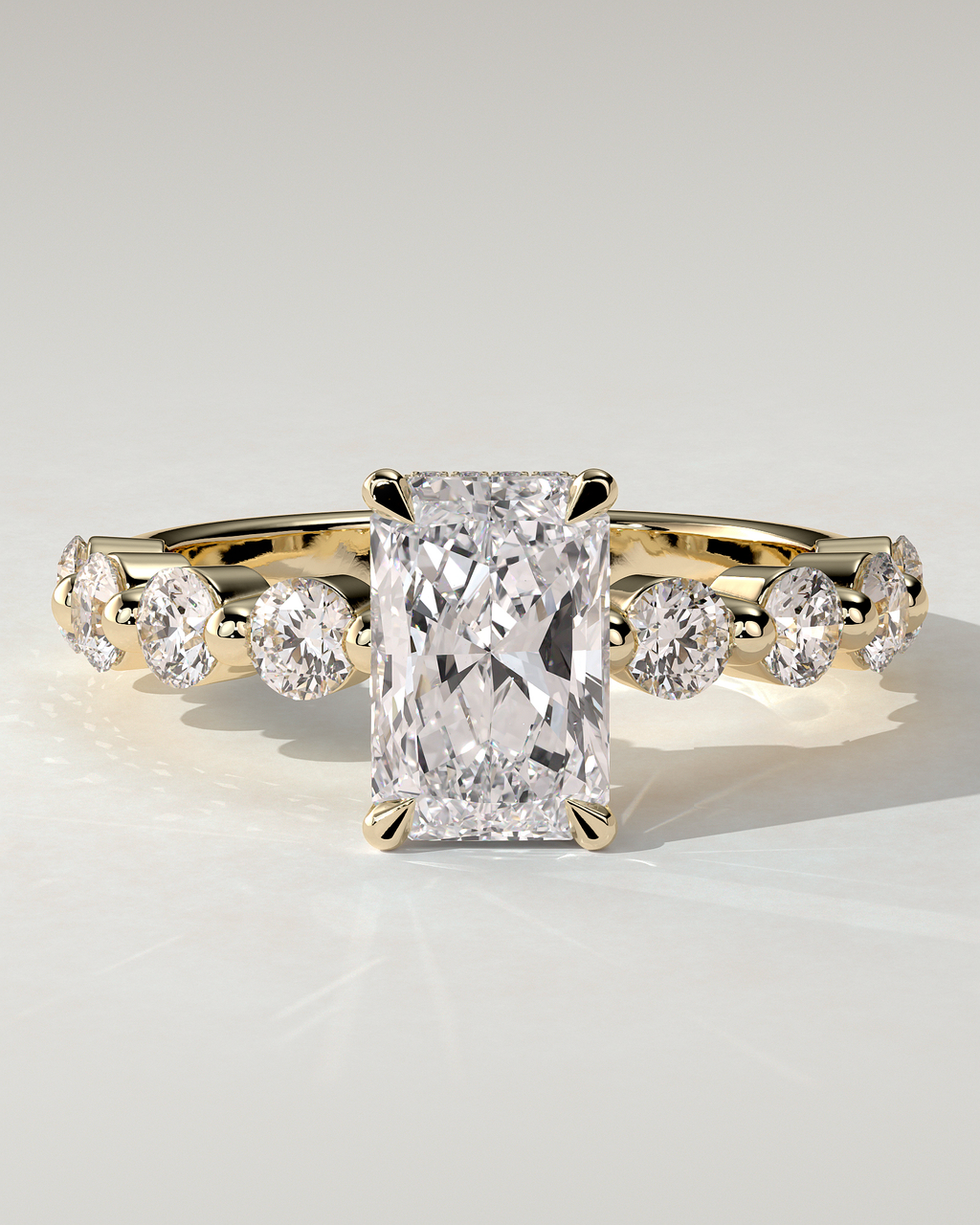 Josephine Solitaire Radiant Ring