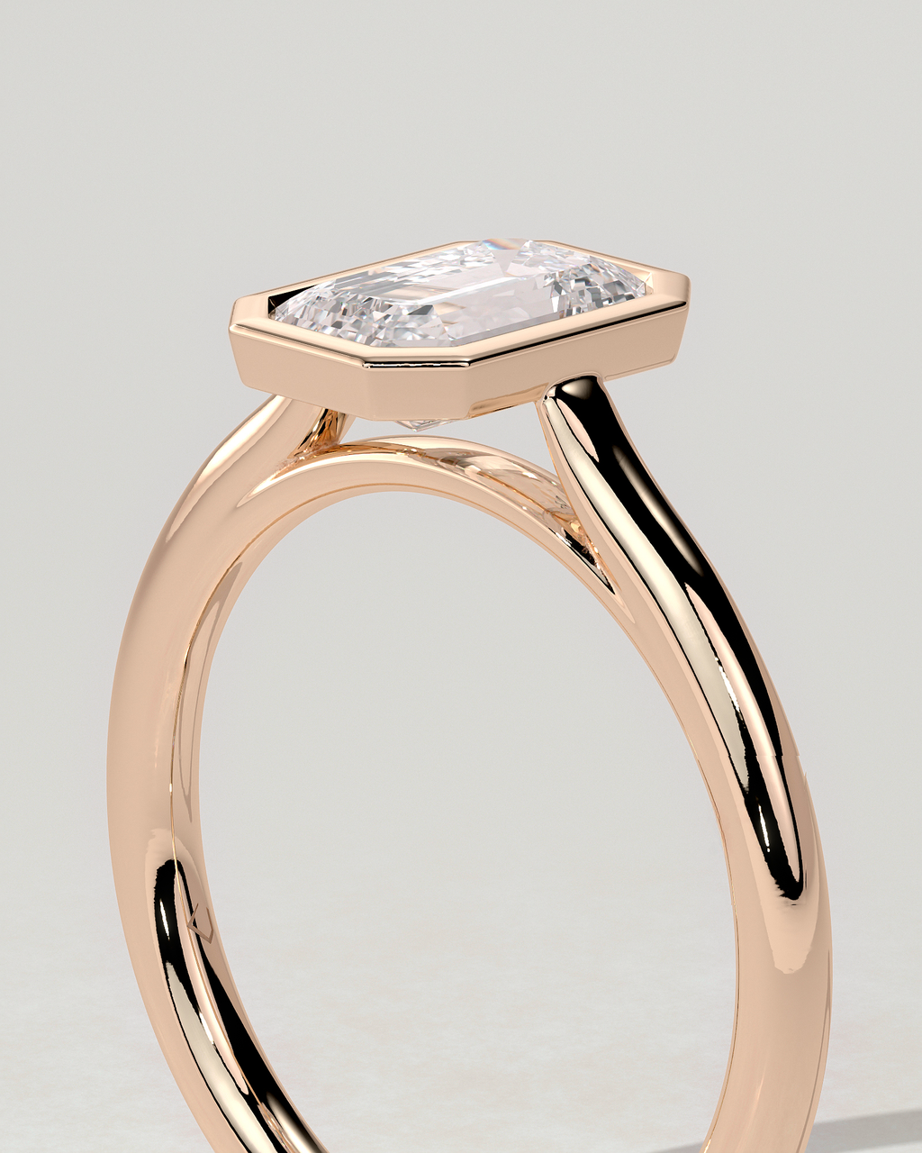Journee Bezel Round Ring