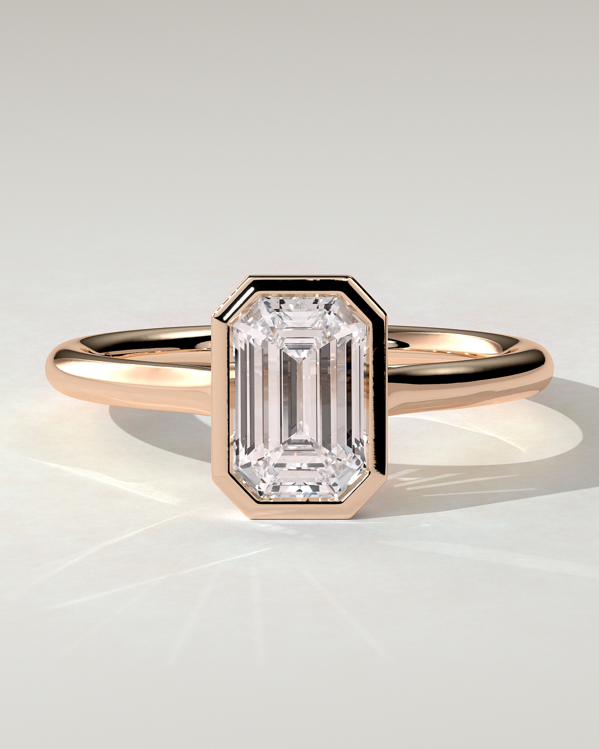 Journee Bezel Round Ring