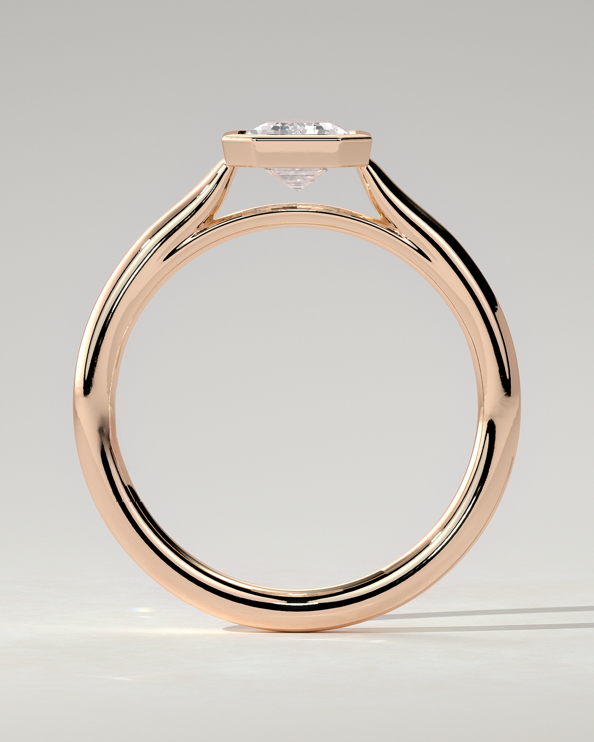Journee Bezel Round Ring