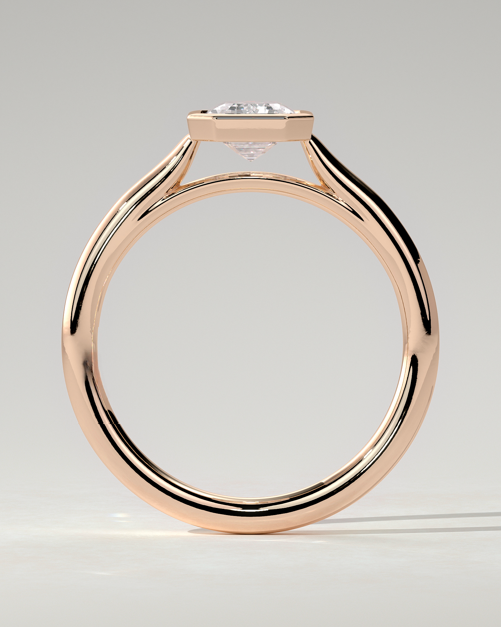 Journee Bezel Round Ring