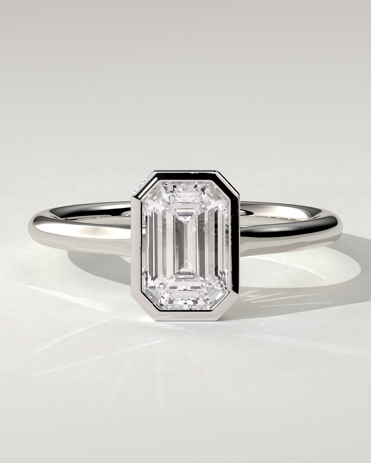 Journee Bezel Round Ring