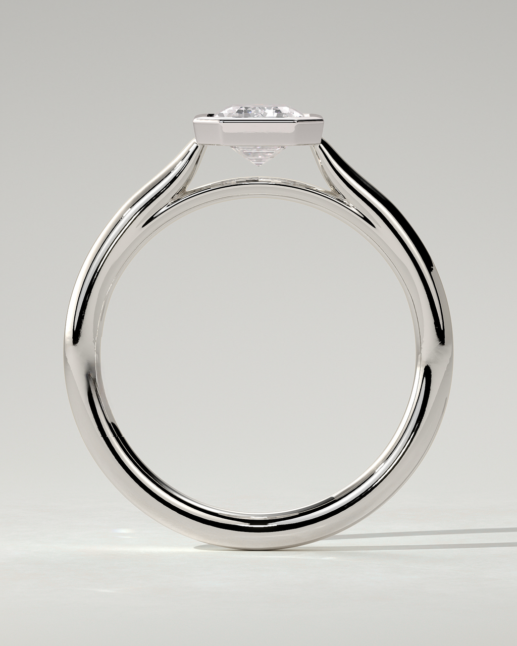 Journee Bezel Round Ring
