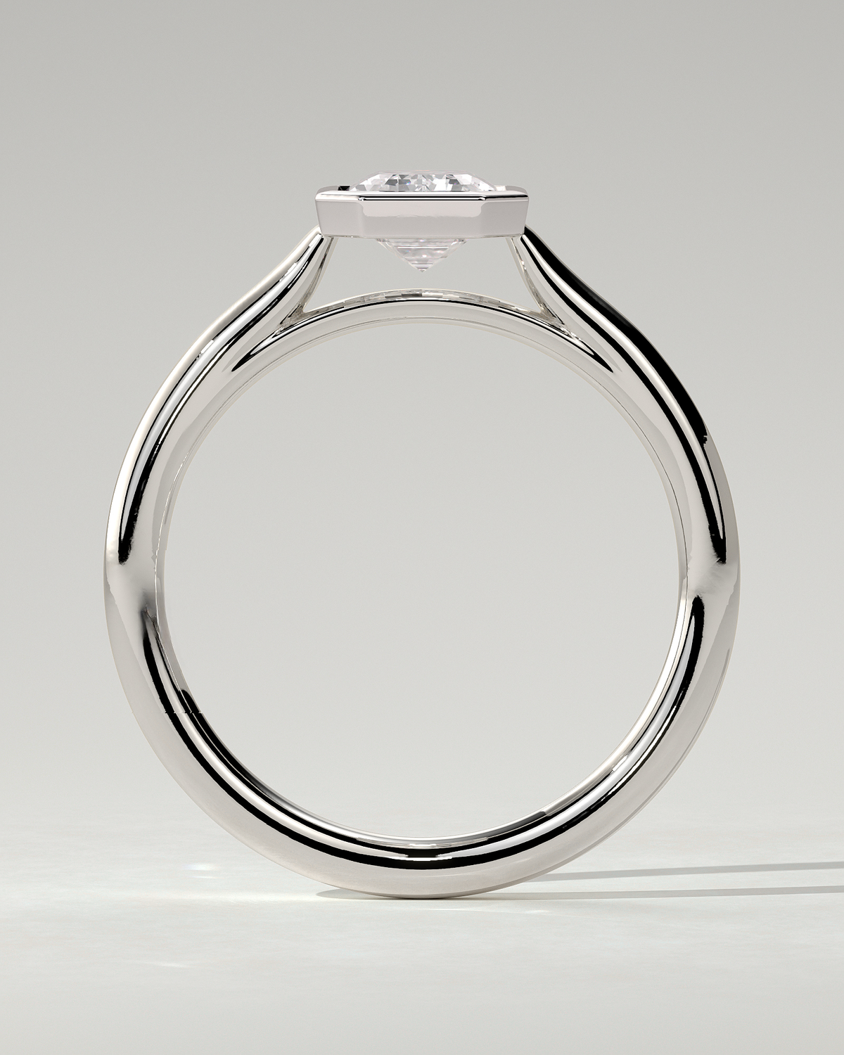 Journee Bezel Round Ring