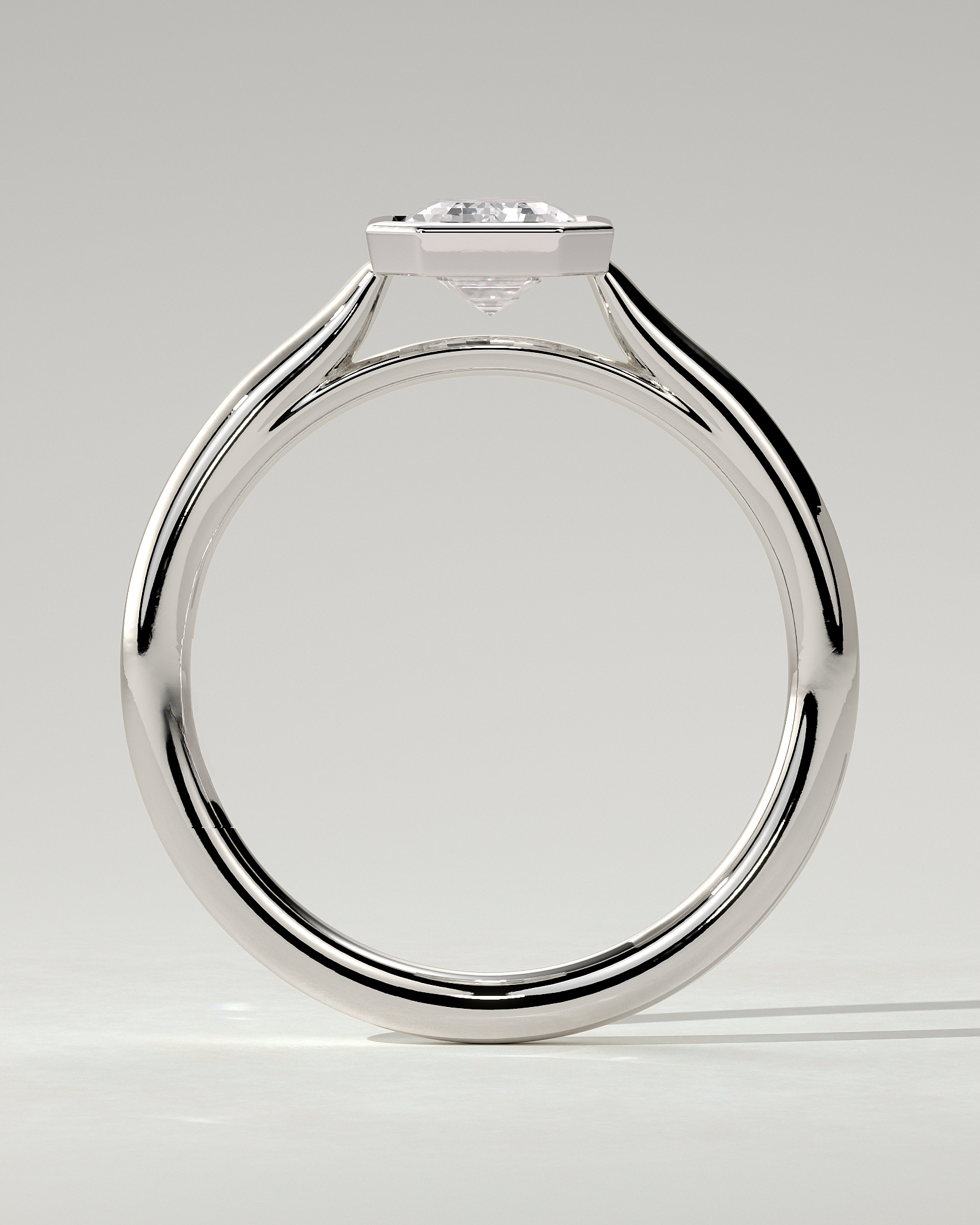 Journee Bezel Round Ring