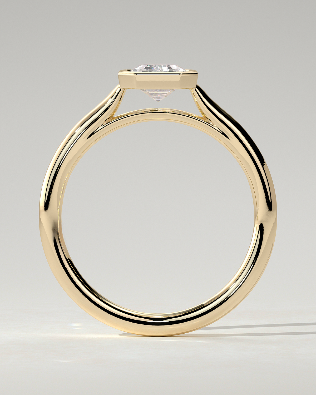 Journee Bezel Round Ring