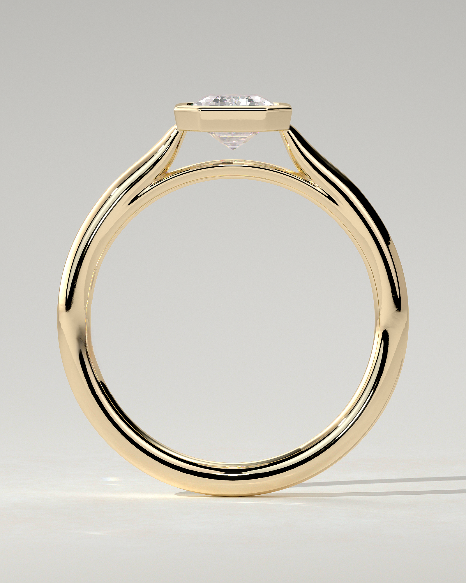 Journee Bezel Round Ring