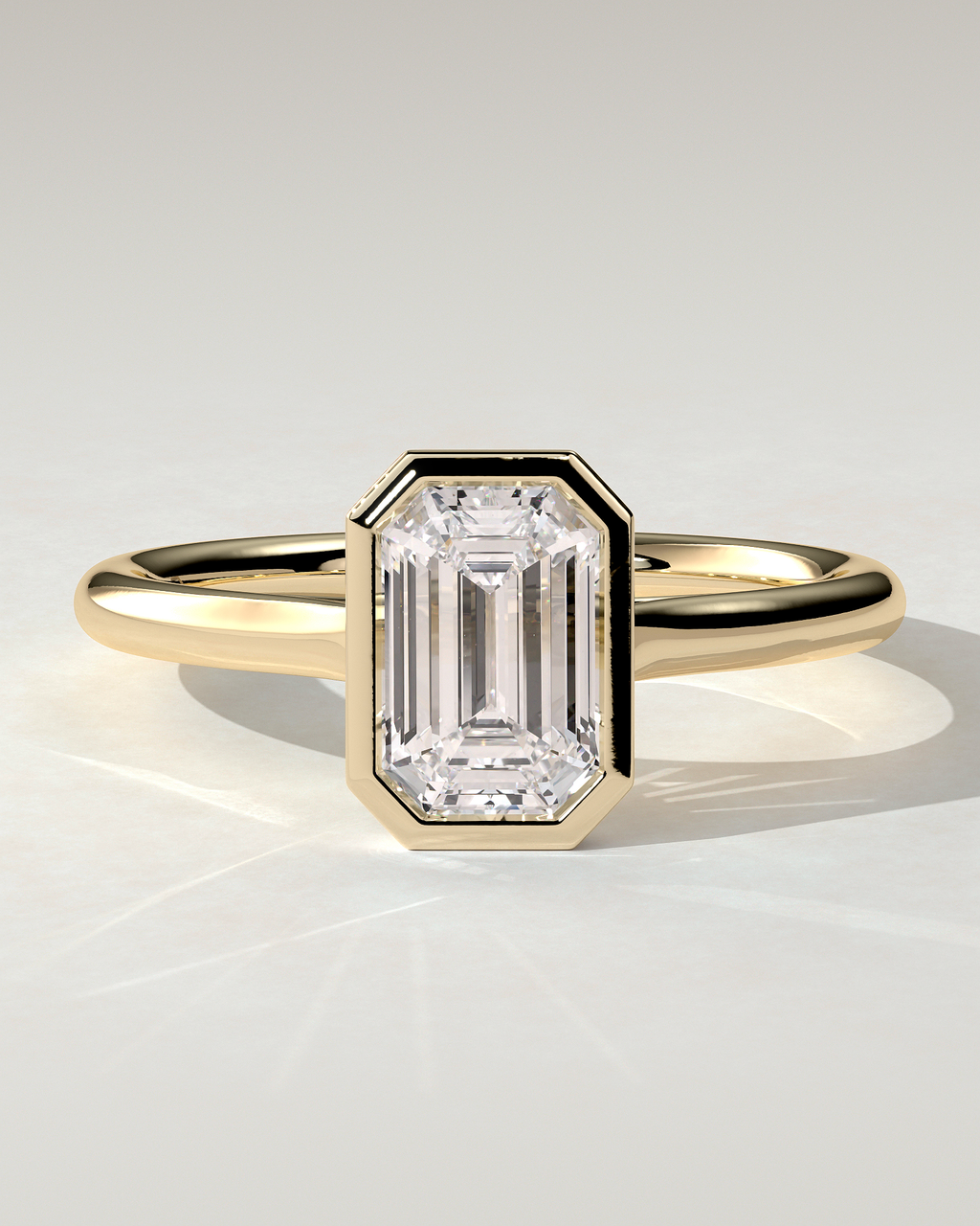 Journee Bezel Round Ring