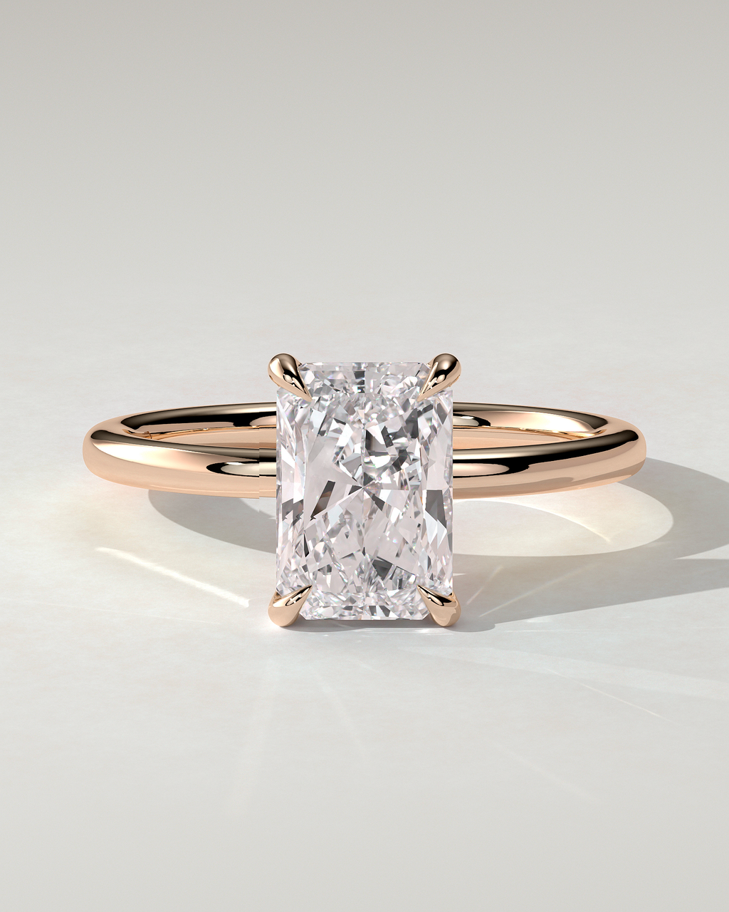 Judy Solitaire Radiant Ring