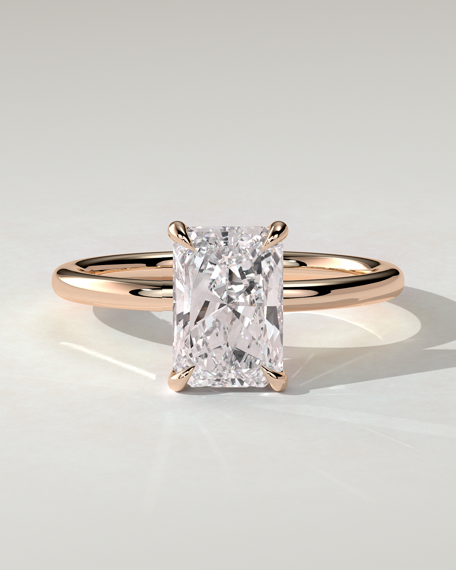 Judy Solitaire Radiant Ring