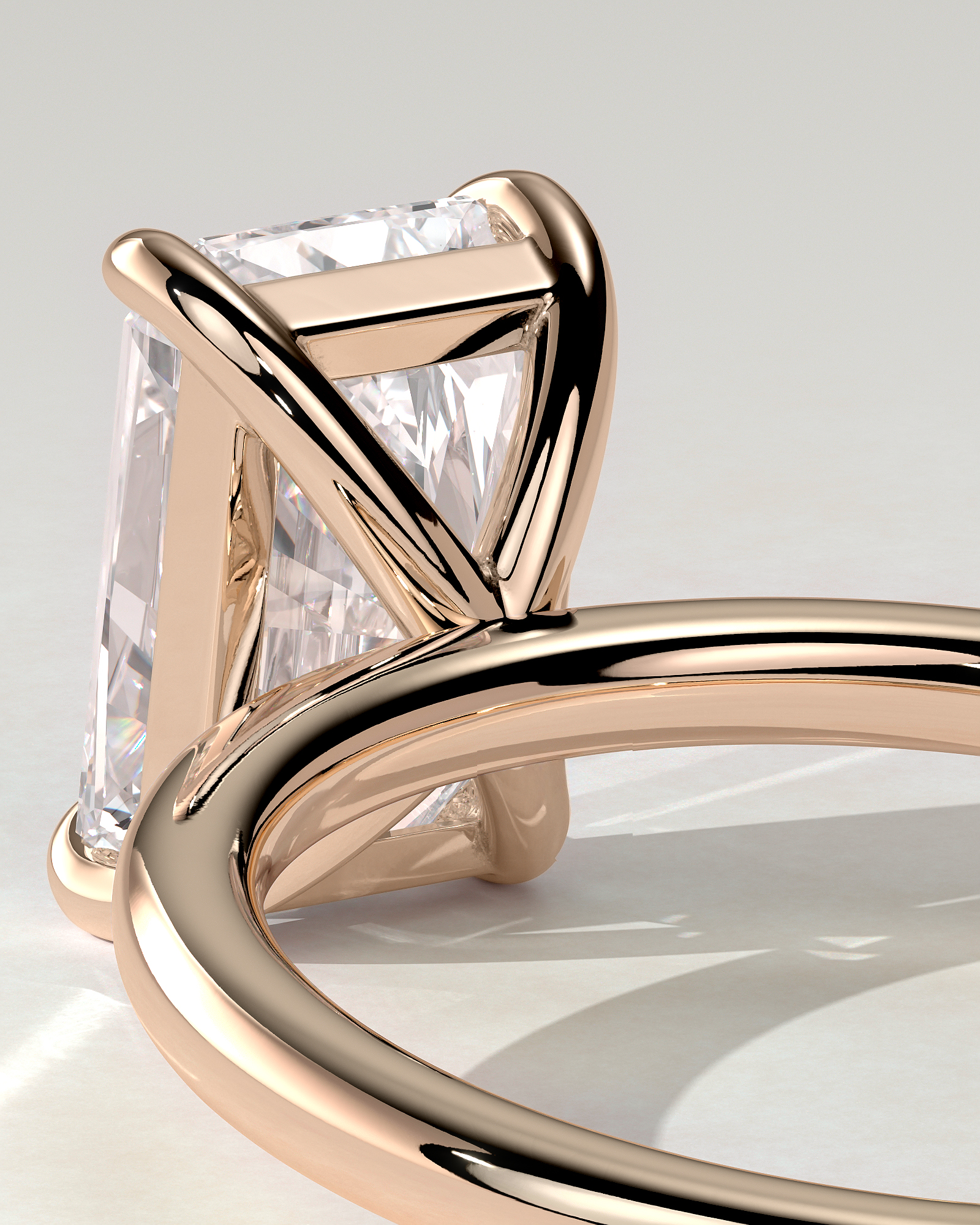 Judy Solitaire Radiant Ring