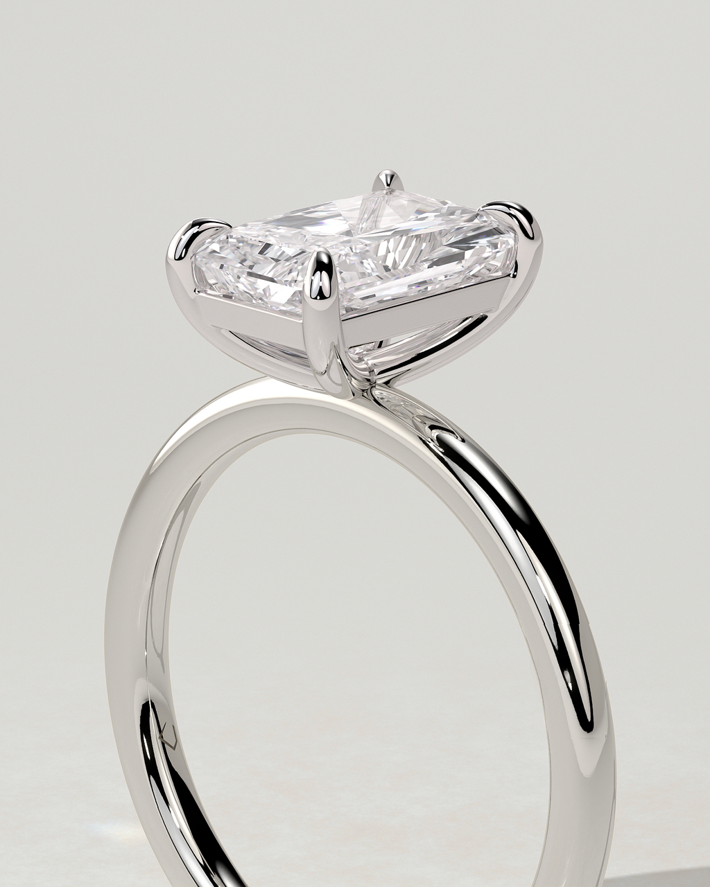 Judy Solitaire Radiant Ring