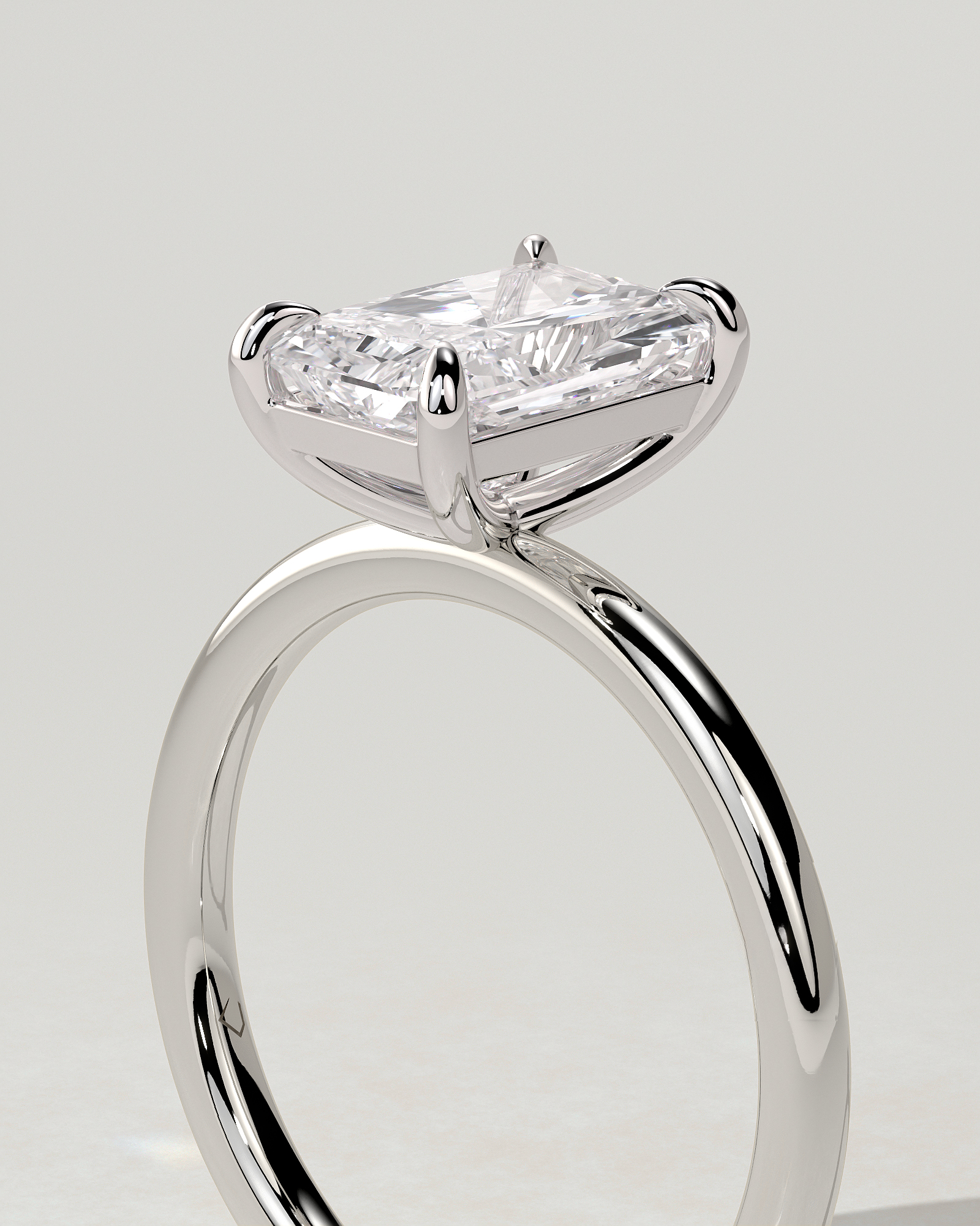 Judy Solitaire Radiant Ring