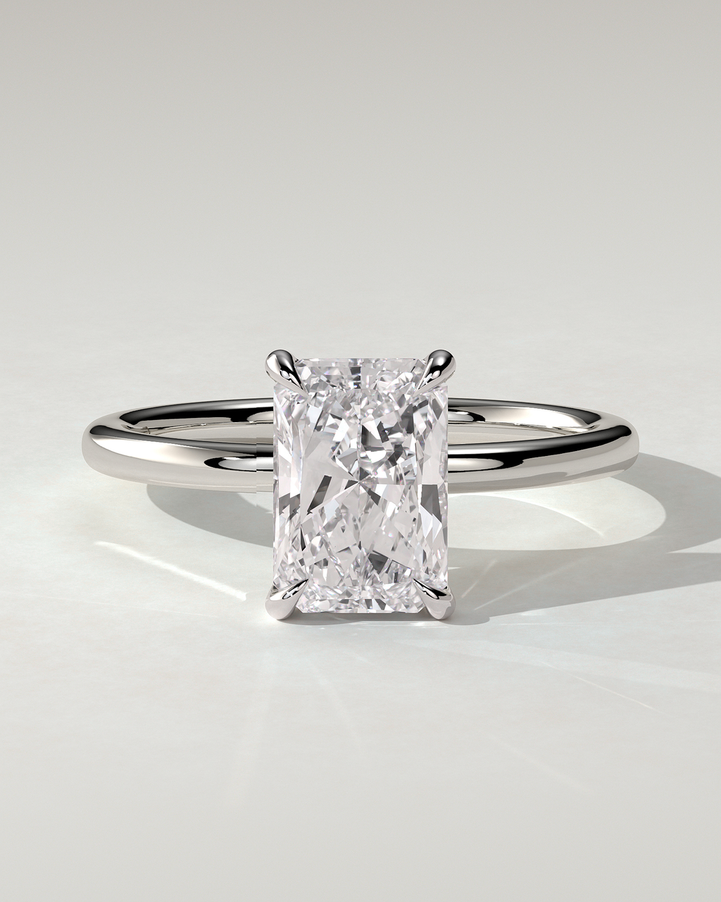 Judy Solitaire Radiant Ring