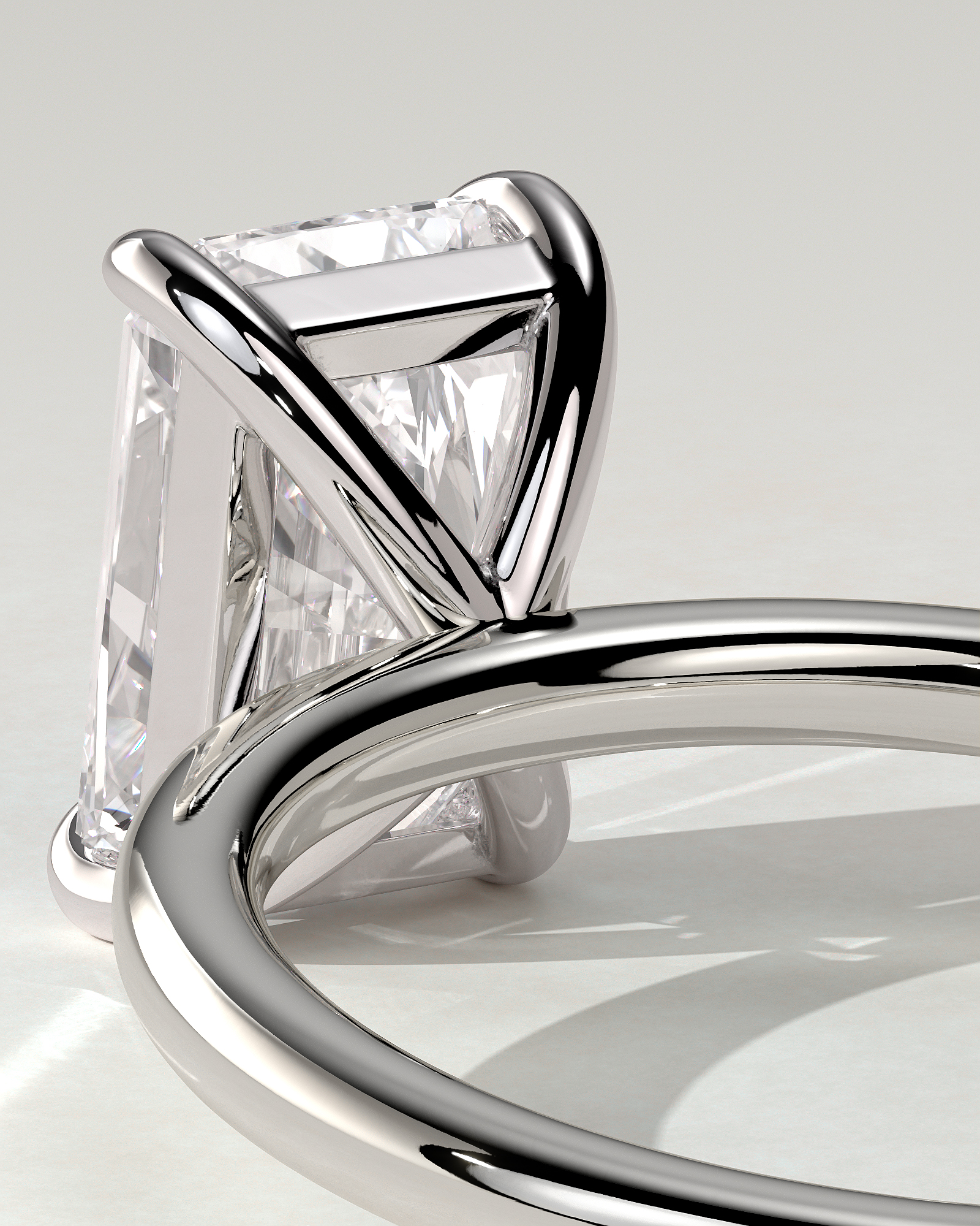 Judy Solitaire Radiant Ring