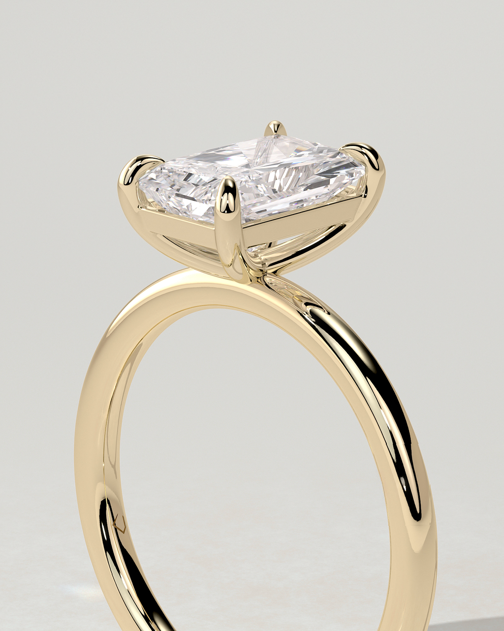Judy Solitaire Radiant Ring