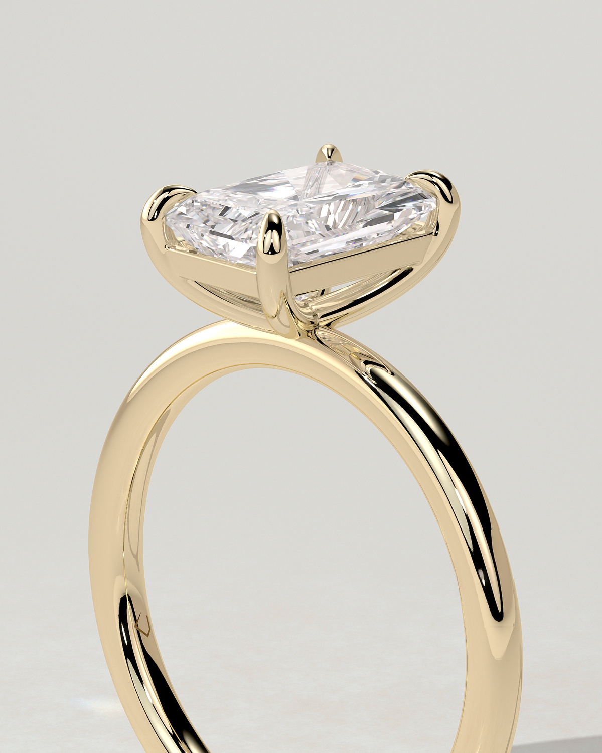 Judy Solitaire Radiant Ring