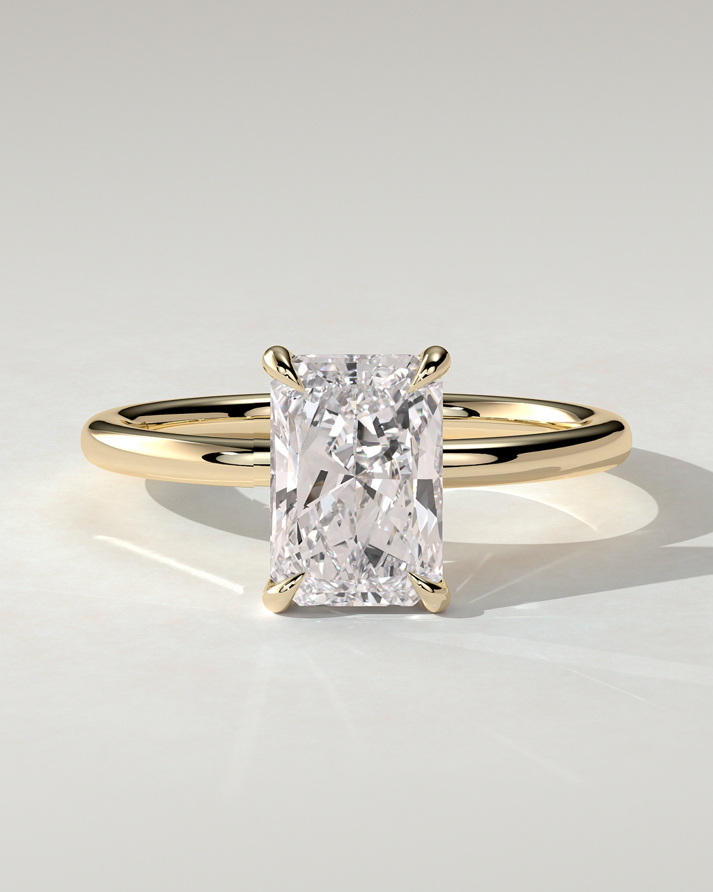 Judy Solitaire Radiant Ring
