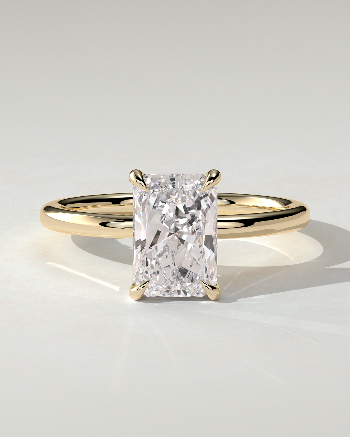 Judy Solitaire Radiant Ring