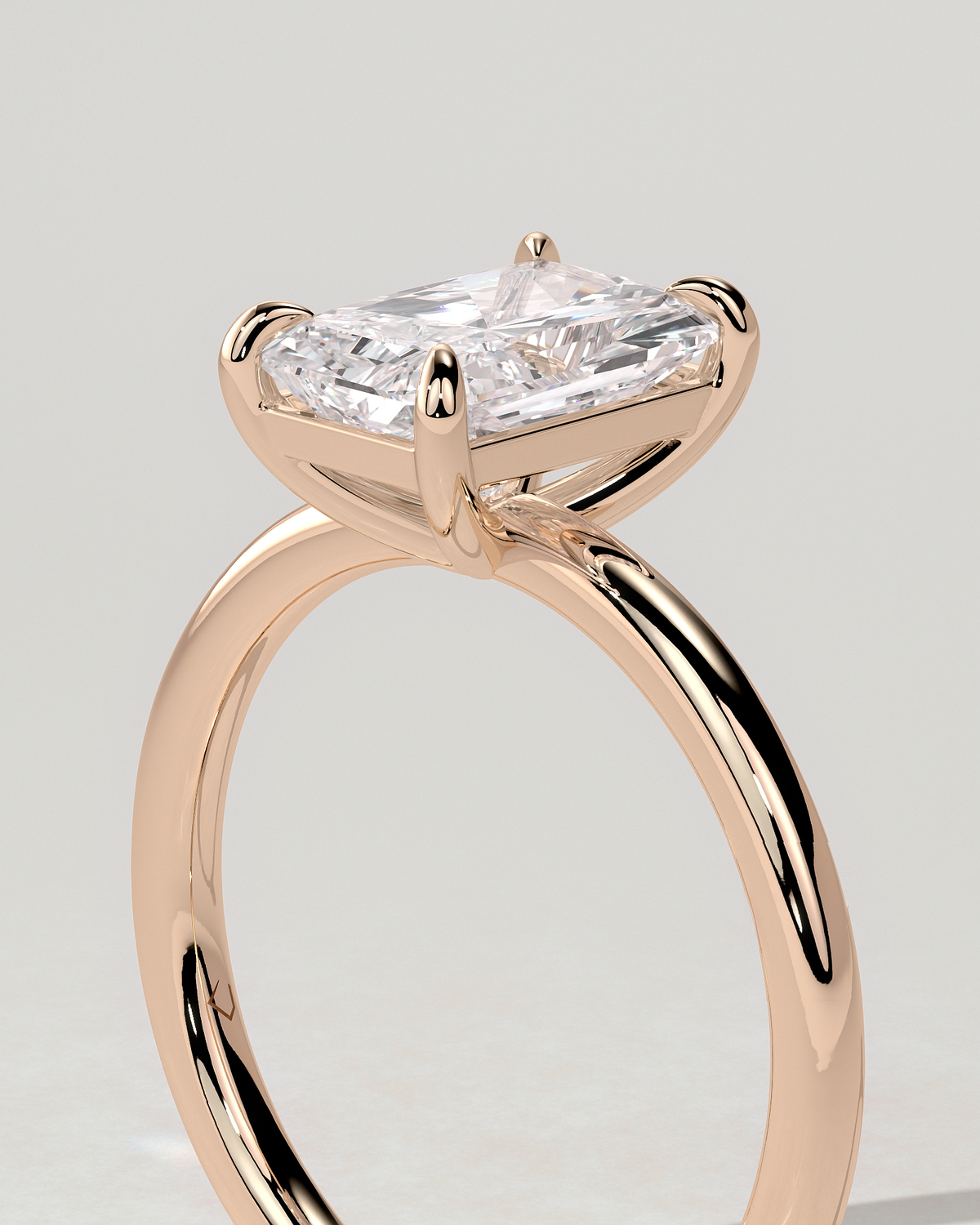 Judy Solitaire Radiant Ring