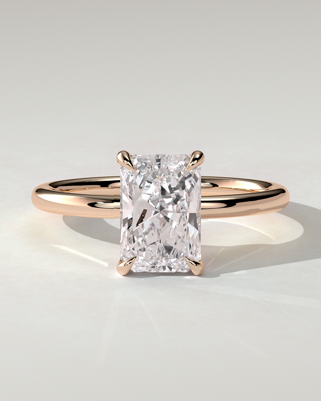 Judy Solitaire Radiant Ring