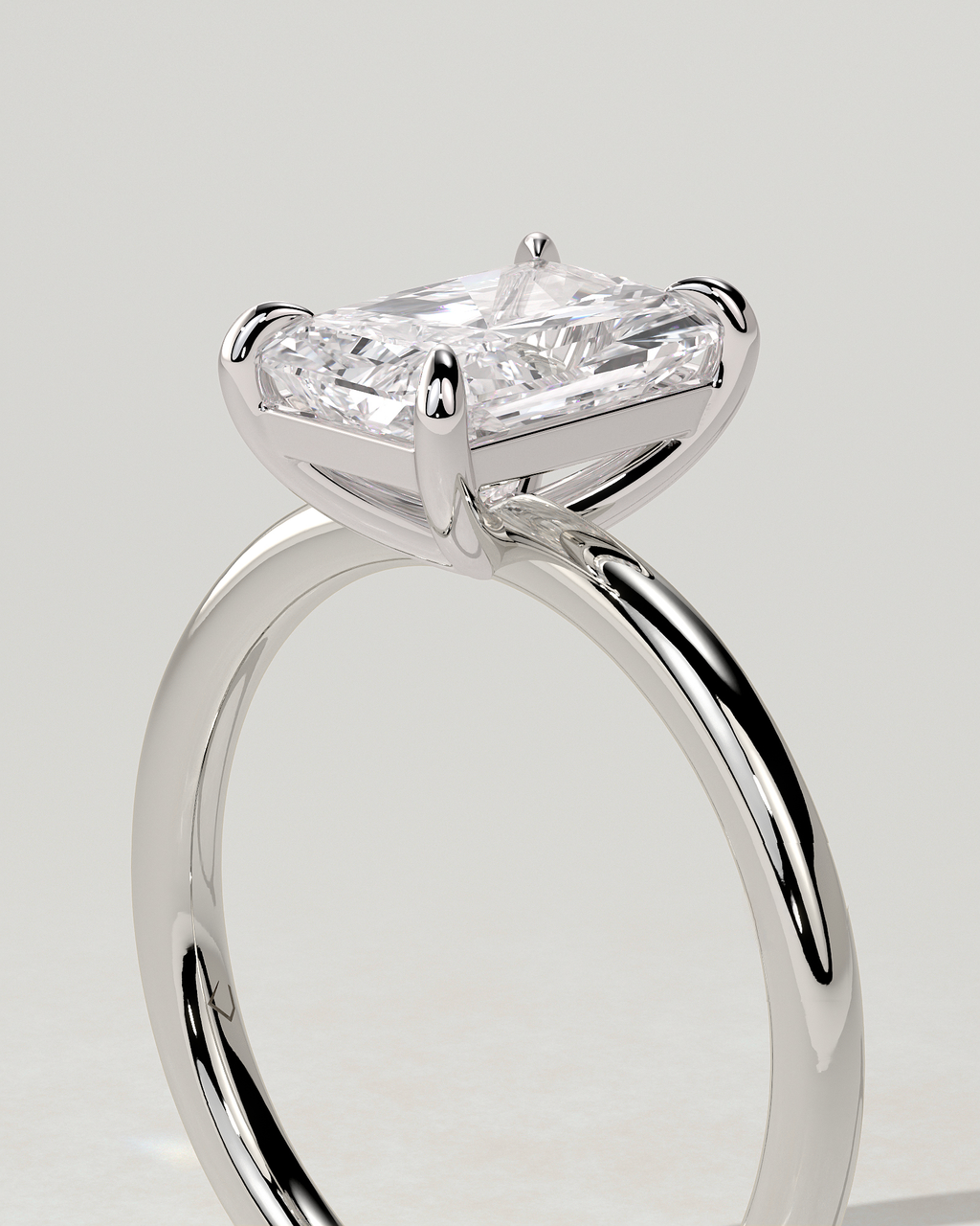 Judy Solitaire Radiant Ring