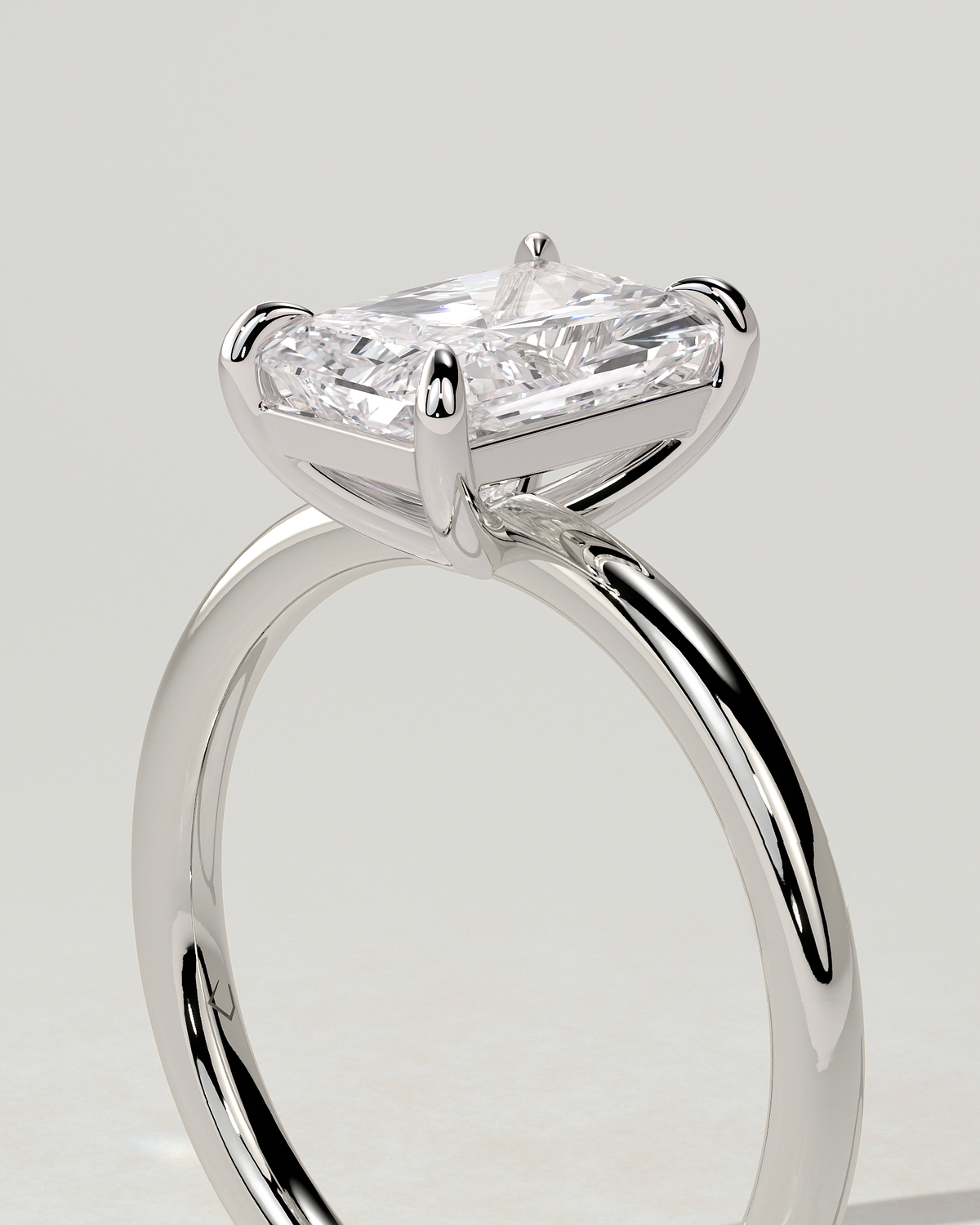 Judy Solitaire Radiant Ring
